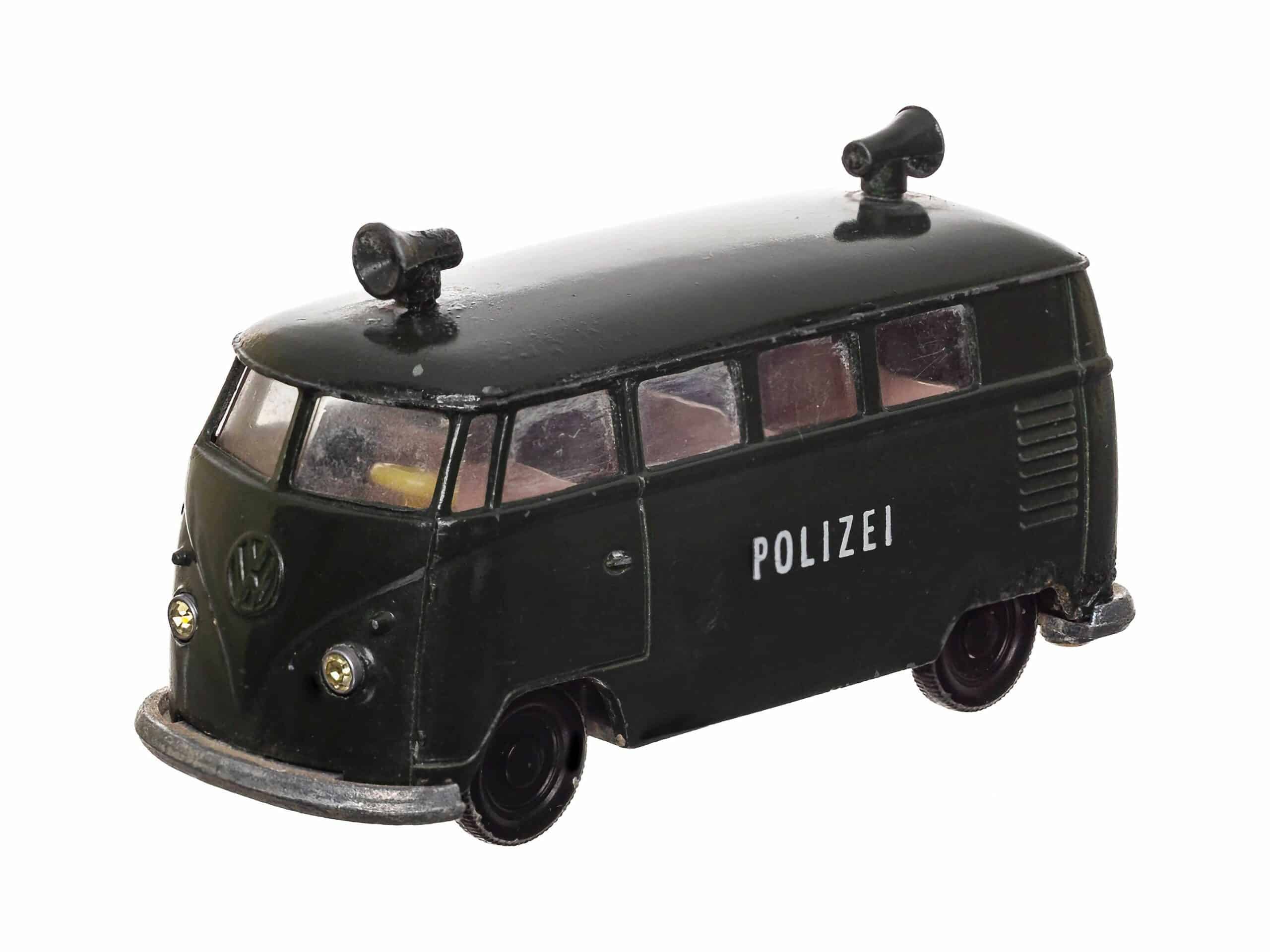 Siku V212 Polizei-Lautsprecherwagen (VW Bus) 1 Siku V212 Polizei-Lautsprecherwagen (VW Bus)