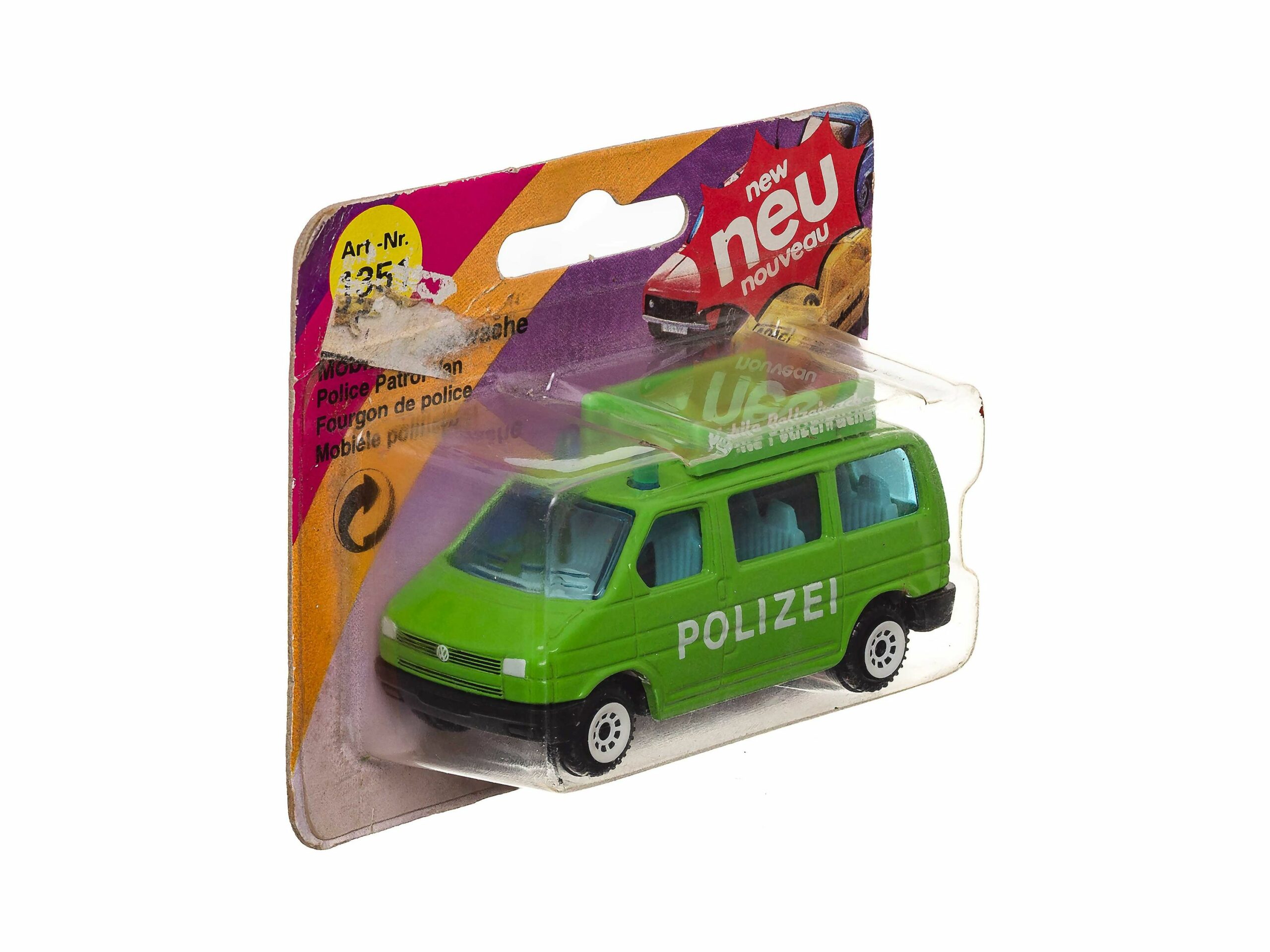 Siku 1351 Polizei Mobile Polizeiwache (VW Bus T4) OVP 1 Siku 1351 Polizei Mobile Polizeiwache (VW Bus T4) OVP