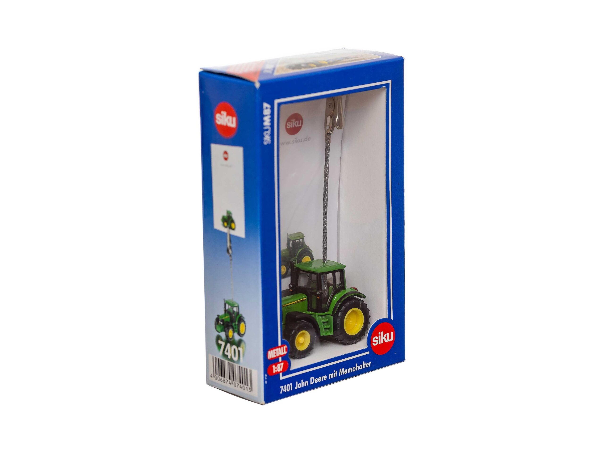 Siku 7401 Traktor John Deere mit Memohalter 1:87 OVP 1 Siku 7401 Traktor John Deere mit Memohalter 1:87 OVP