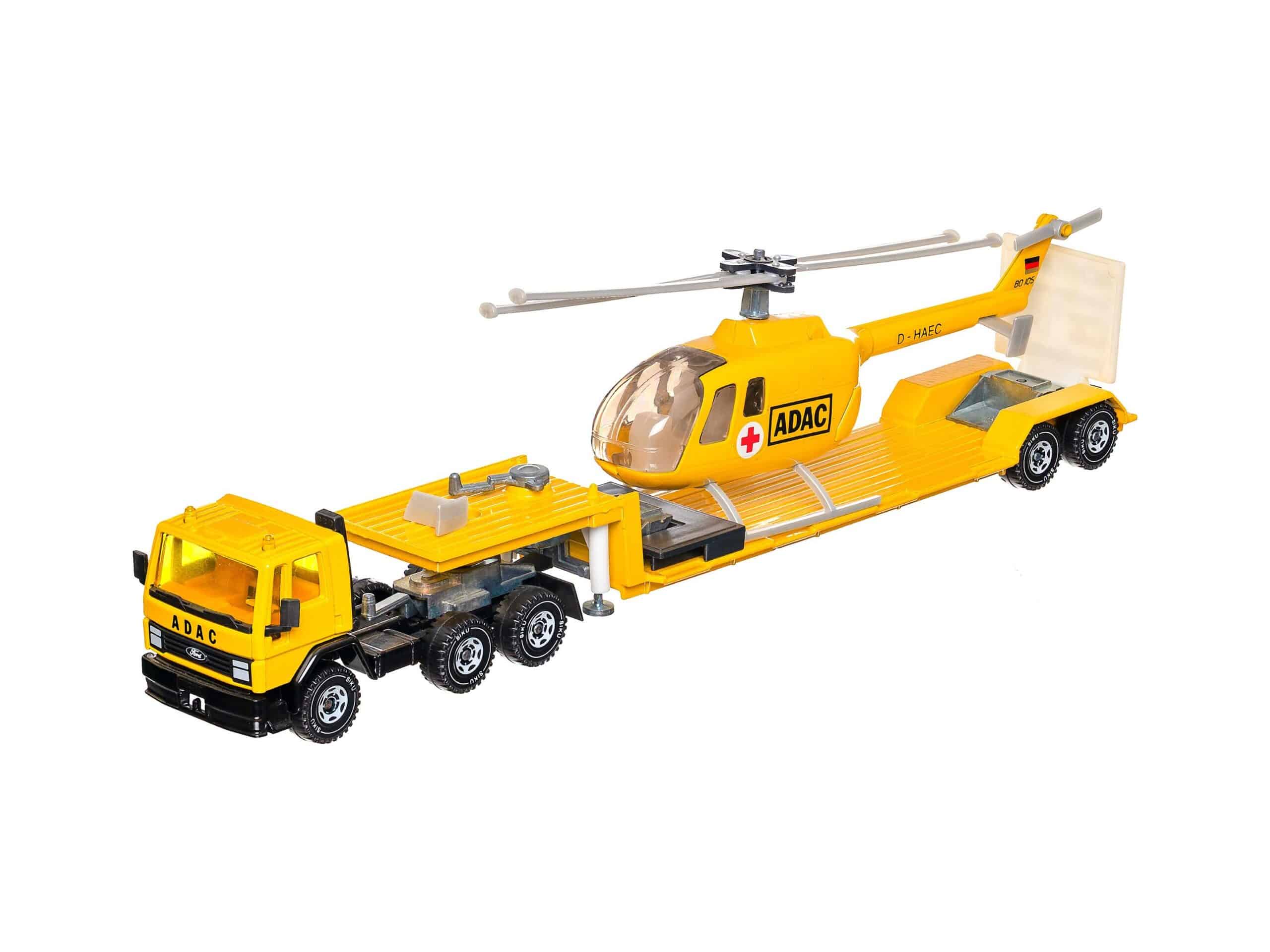 Siku 3719 ADAC Ford Cargo mit Hubschrauber 1:55 OVP 2 Siku 3719 ADAC Ford Cargo mit Hubschrauber 1:55 OVP – Bild 2