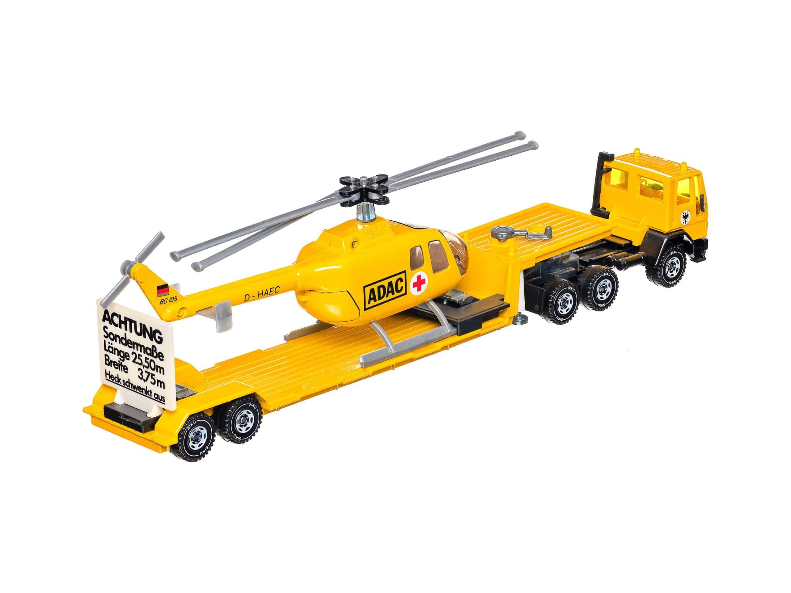 Siku 3719 ADAC Ford Cargo mit Hubschrauber 1:55 OVP 3 Siku 3719 ADAC Ford Cargo mit Hubschrauber 1:55 OVP – Bild 3