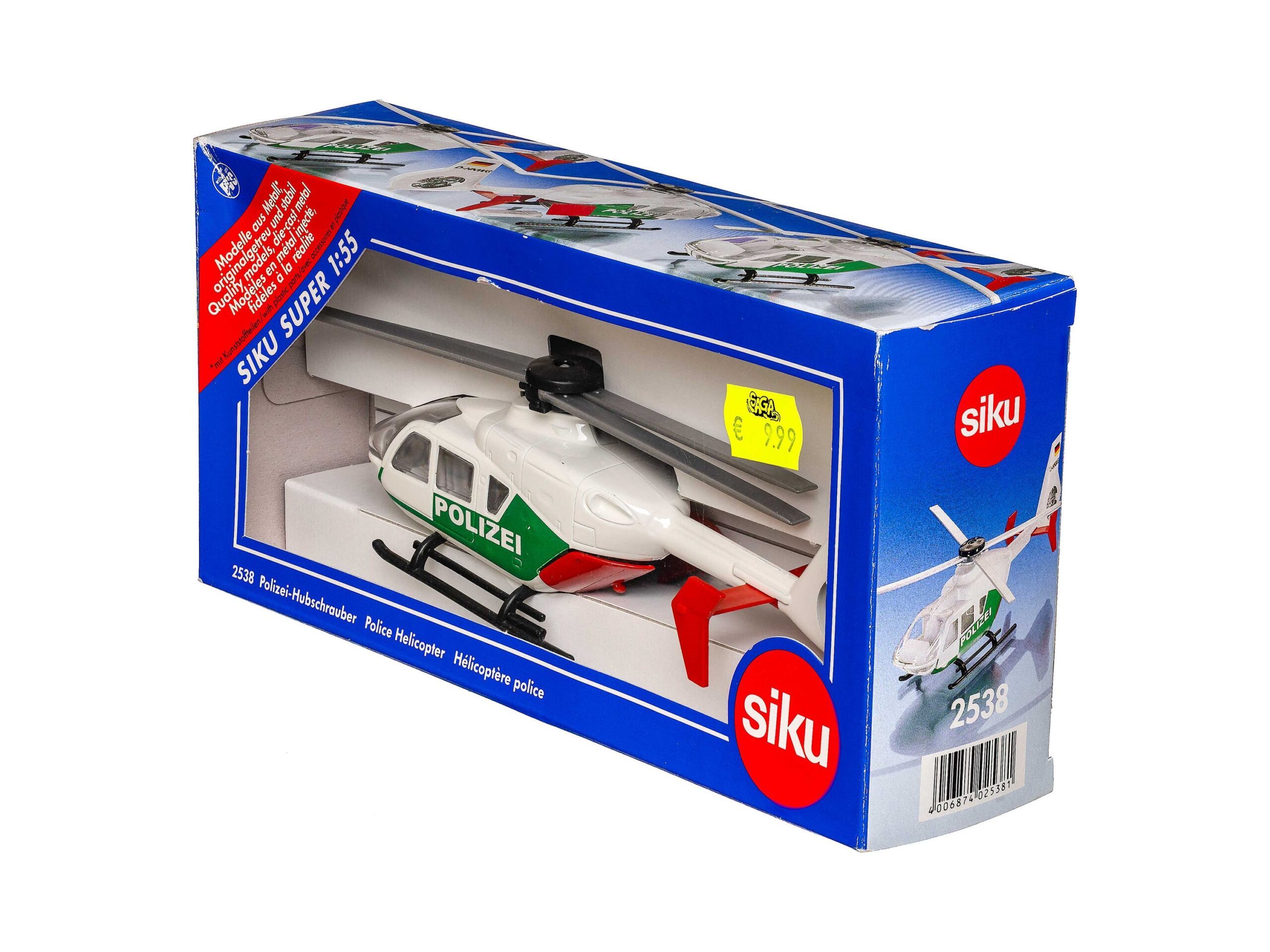 Siku 2538 Polizei Hubschrauber Eurocopter (EC 135) 1:55 OVP 1 Siku 2538 Polizei Hubschrauber Eurocopter (EC 135) 1:55 OVP