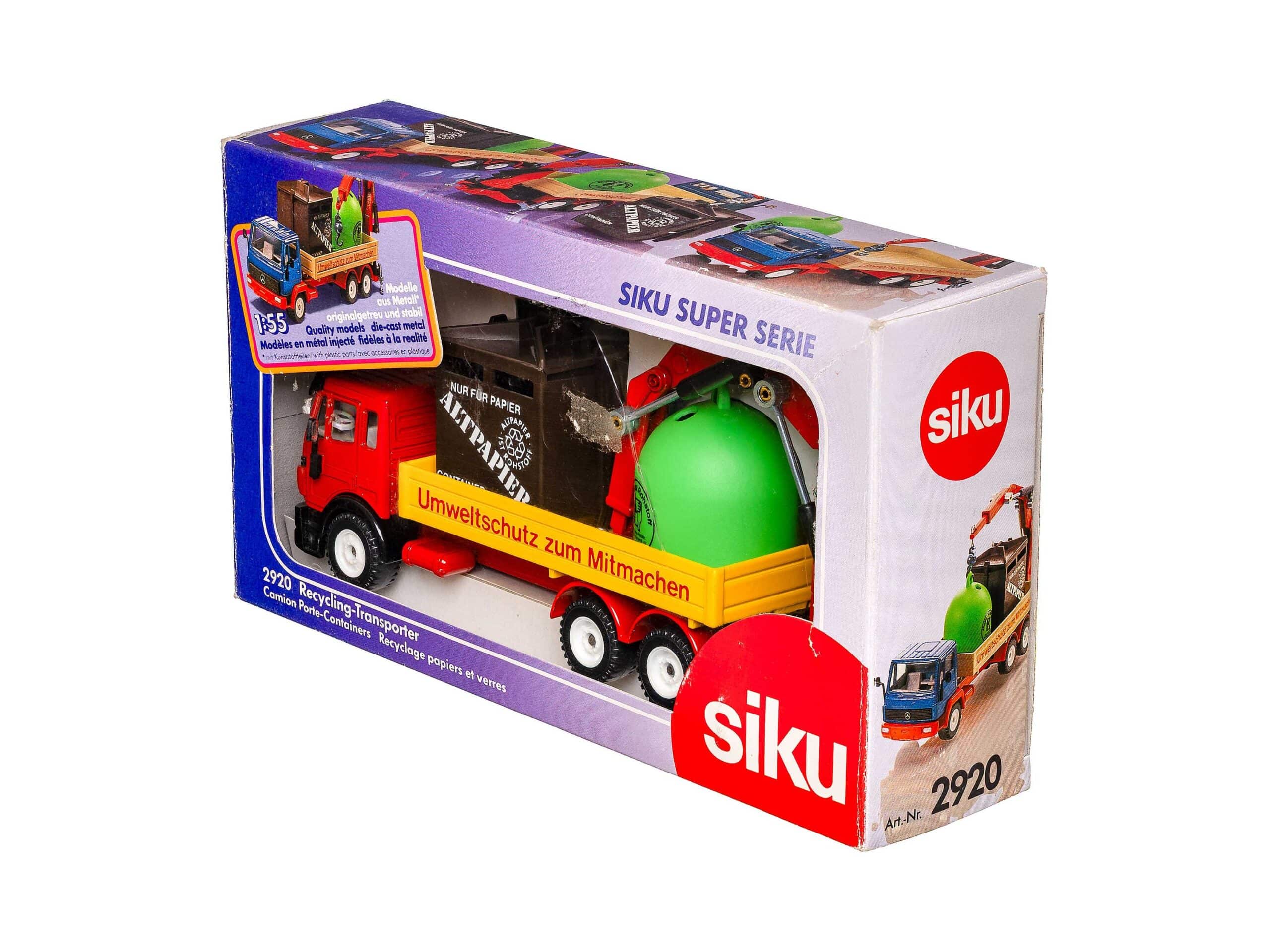 Siku 2920 Mercedes Recycling Transporter 1:55 OVP 1 Siku 2920 Mercedes Recycling Transporter 1:55 OVP
