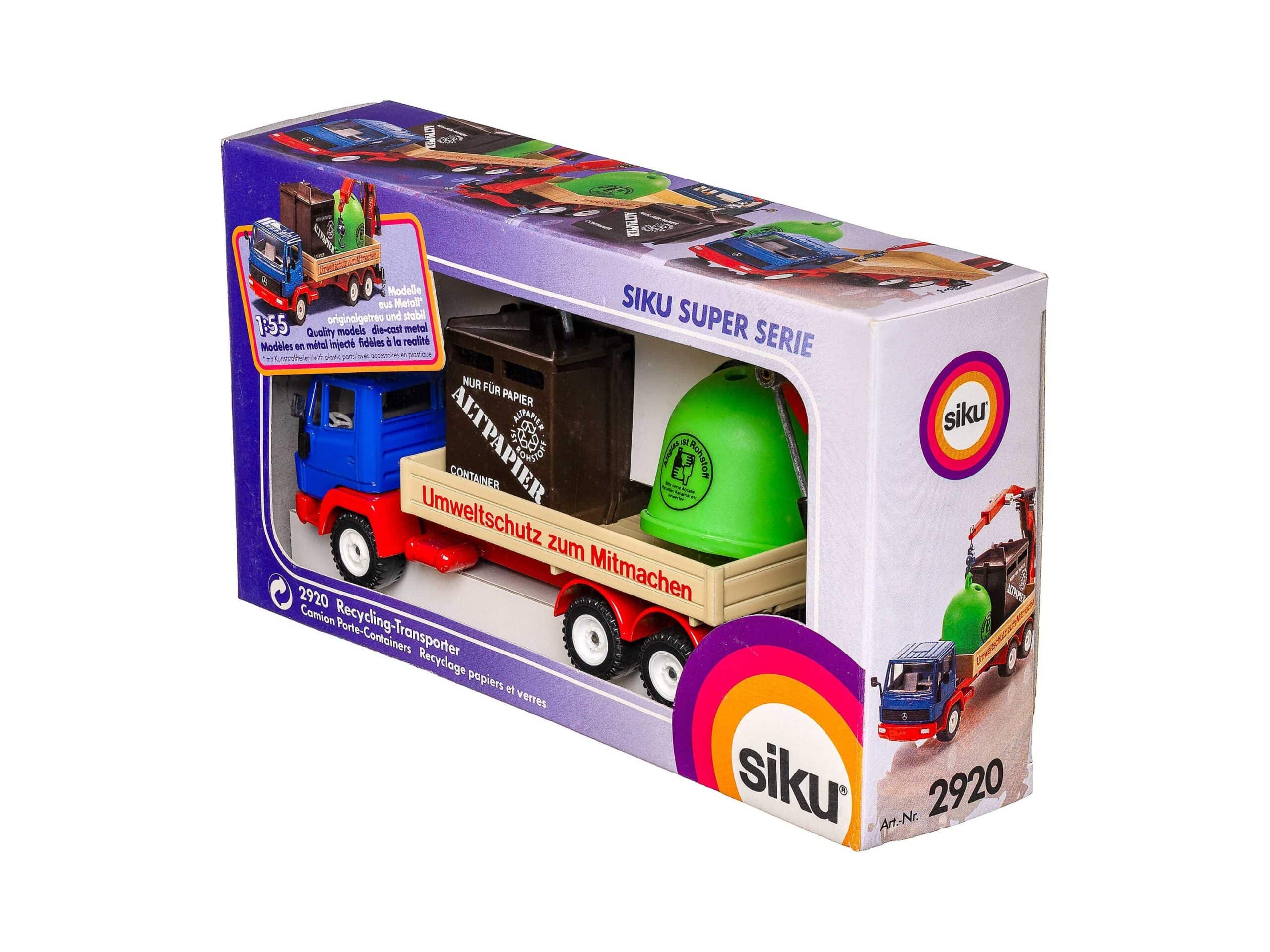Siku 2920 Mercedes Recycling Transporter 1:55 OVP 1 Siku 2920 Mercedes Recycling Transporter 1:55 OVP