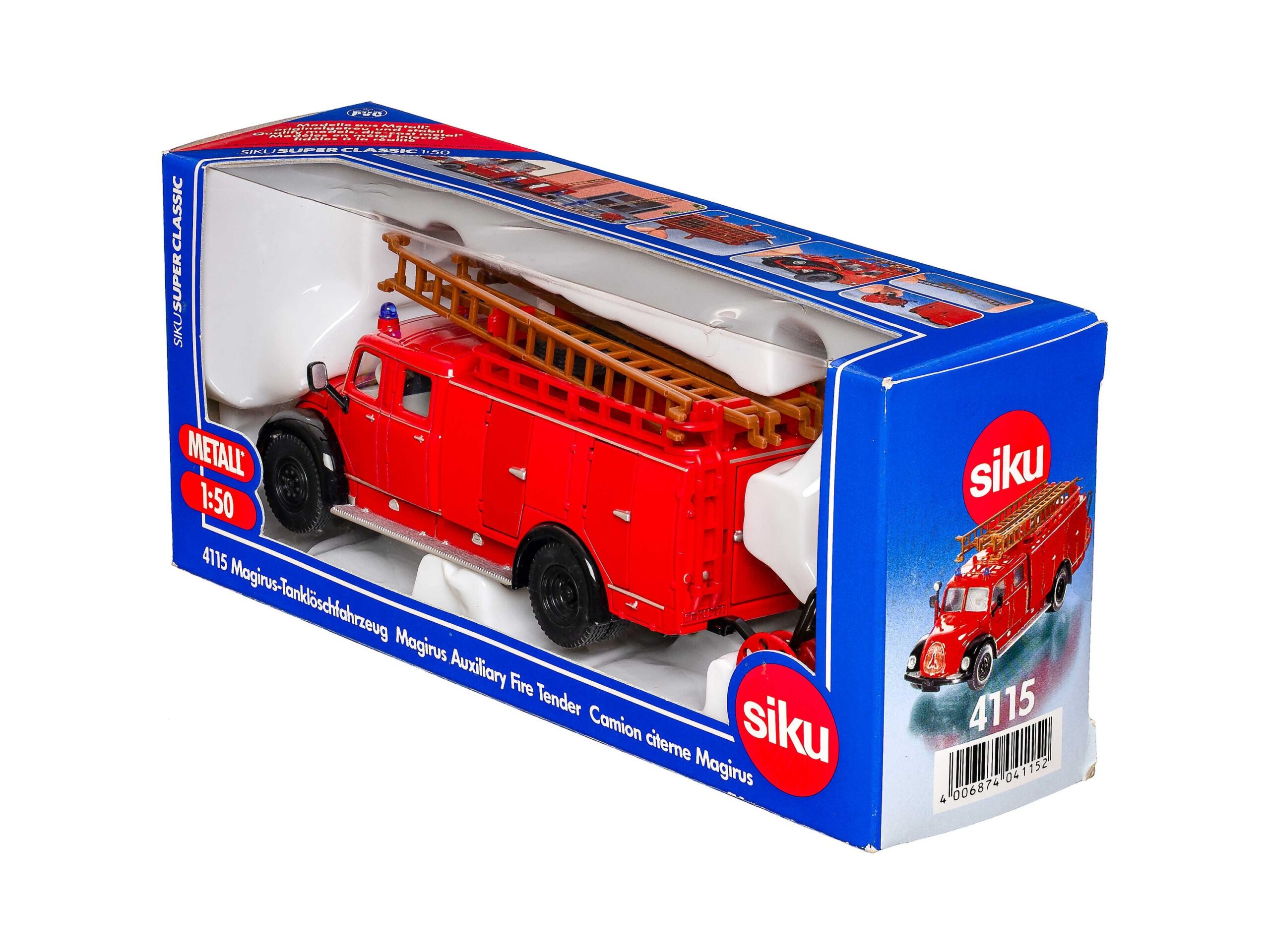 Siku 4115 Feuerwehr Tanklöschfahrzeug (Magirus) 1:50 OVP 1 Siku 4115 Feuerwehr Tanklöschfahrzeug (Magirus) 1:50 OVP