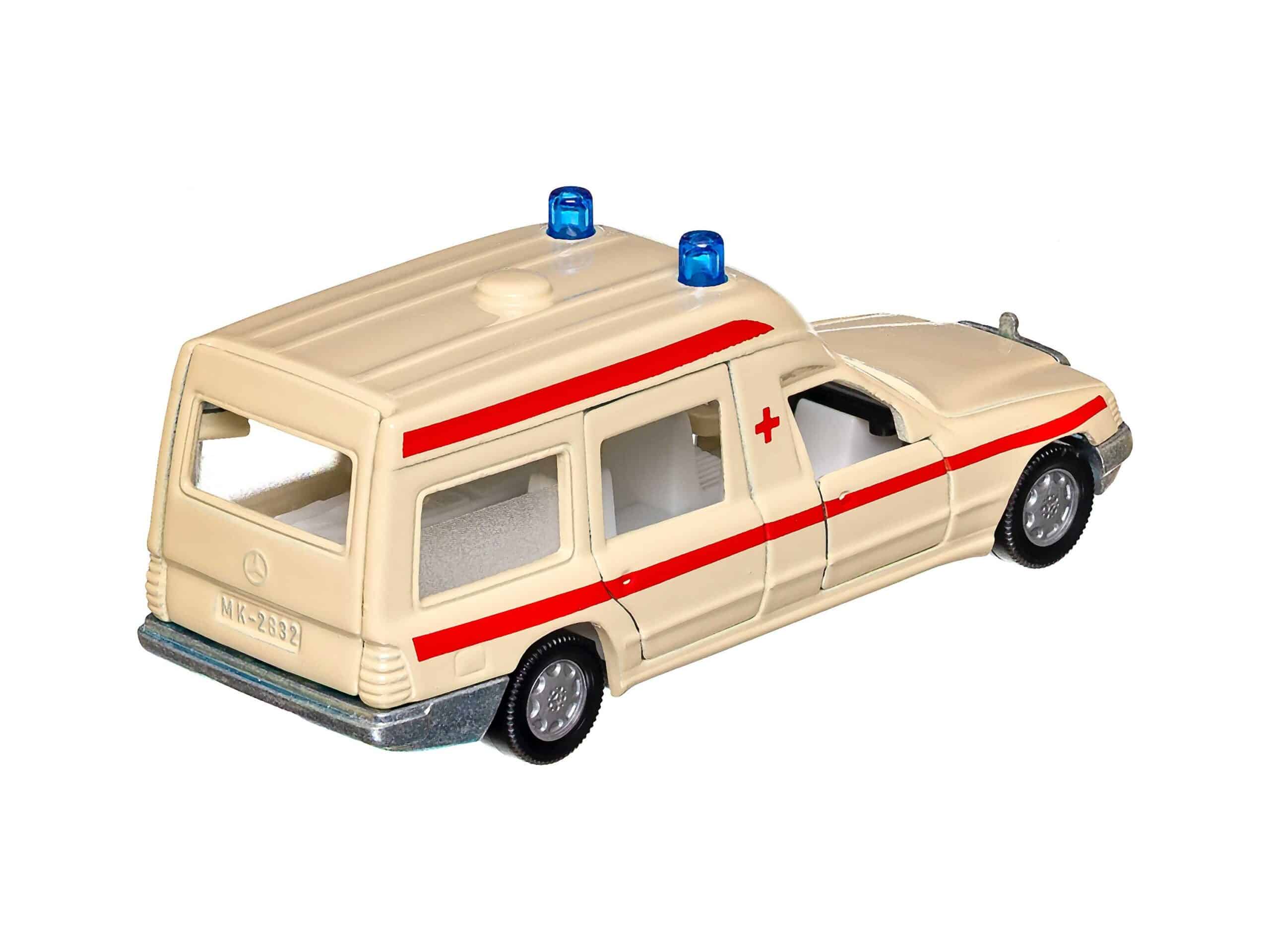 Siku 1928 Binz Krankenwagen (Mercedes 260 E) 1:55 OVP 3 Siku 1928 Binz Krankenwagen (Mercedes 260 E) 1:55 OVP – Bild 3