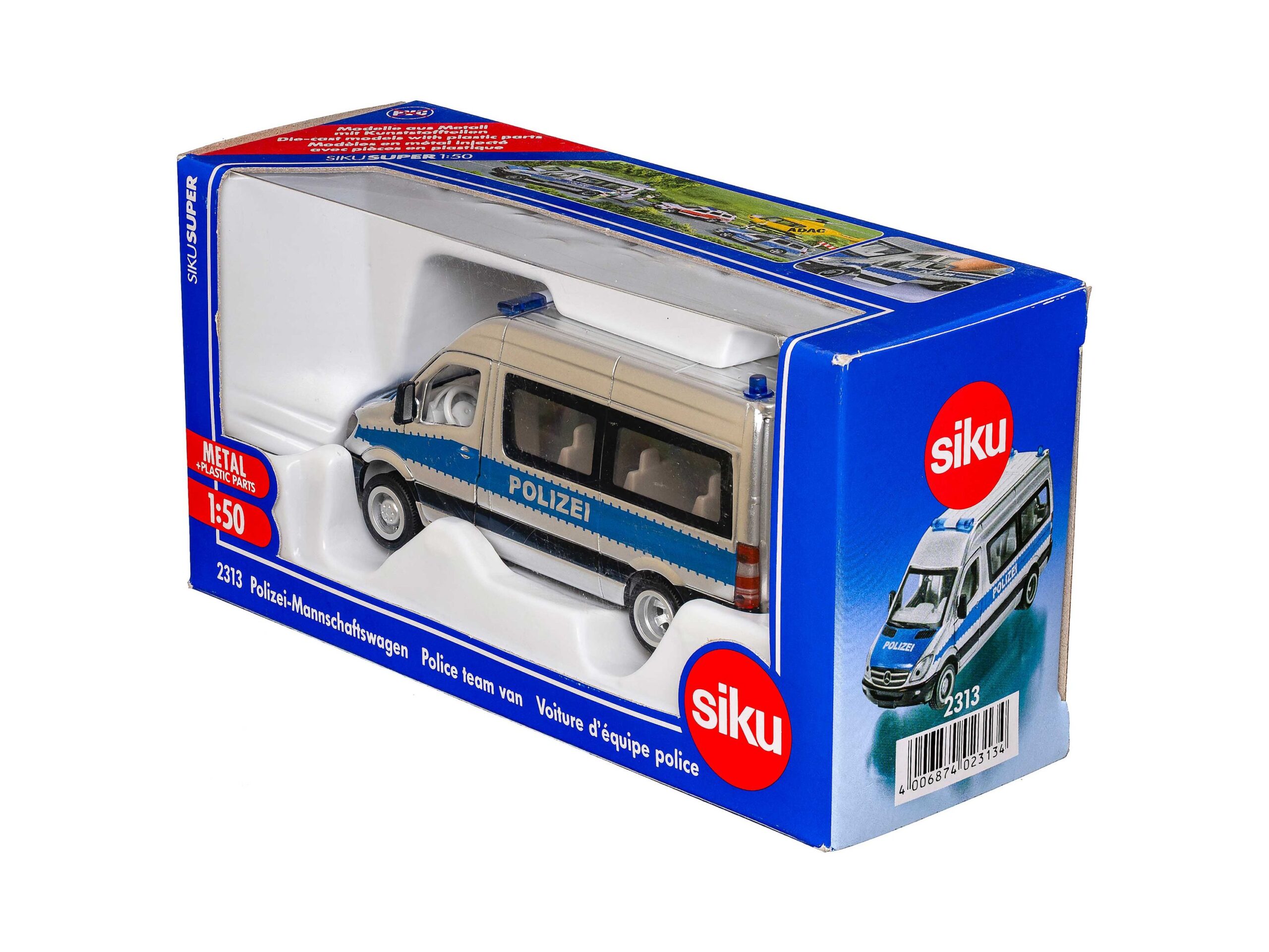 Siku 2313 Polizei Mannschaftswagen (Mercedes) 1:50 OVP 1 Siku 2313 Polizei Mannschaftswagen (Mercedes) 1:50 OVP