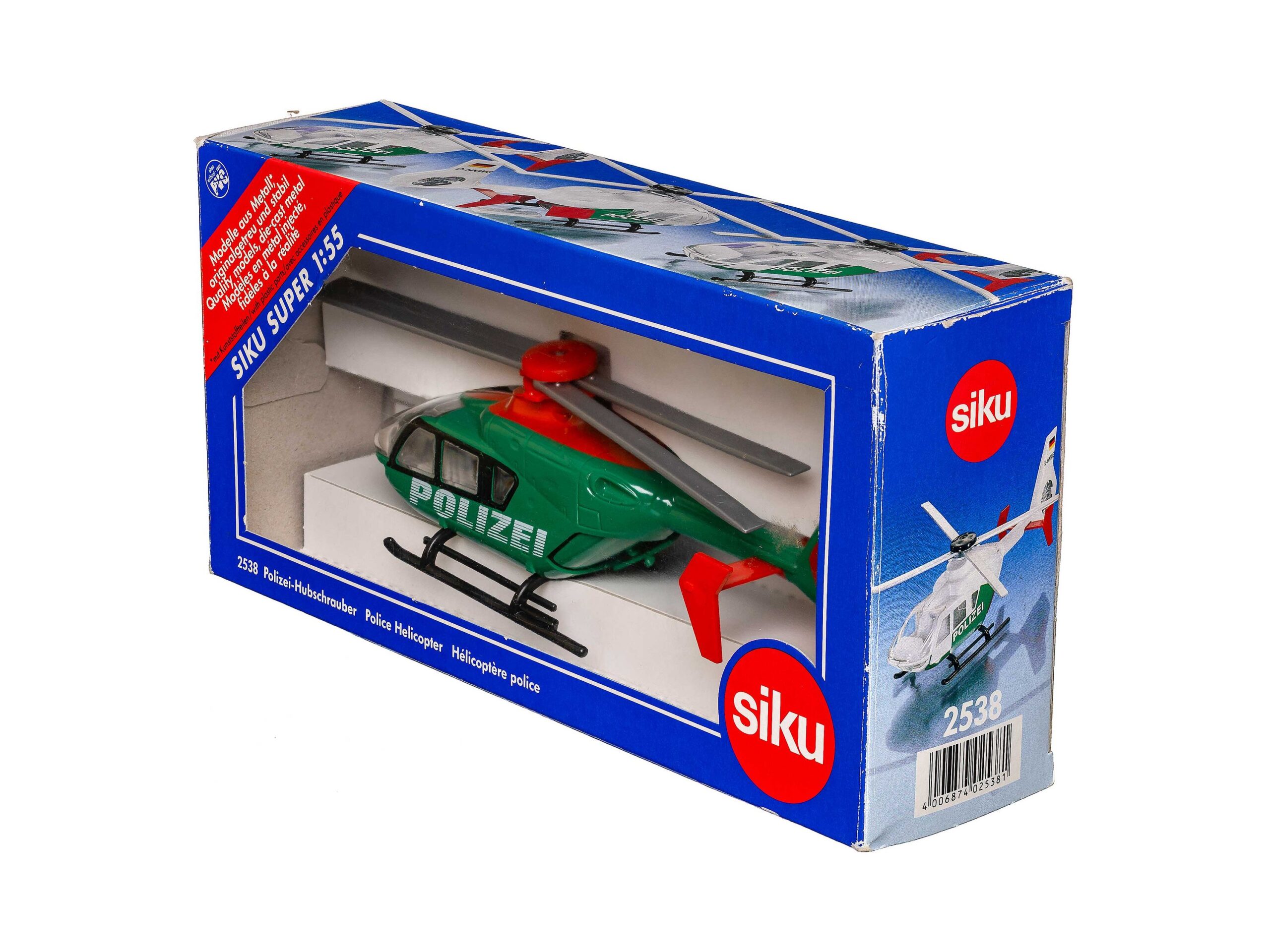 Siku 2538 Polizei Hubschrauber Eurocopter (EC 135) 1:55 OVP 1 Siku 2538 Polizei Hubschrauber Eurocopter (EC 135) 1:55 OVP