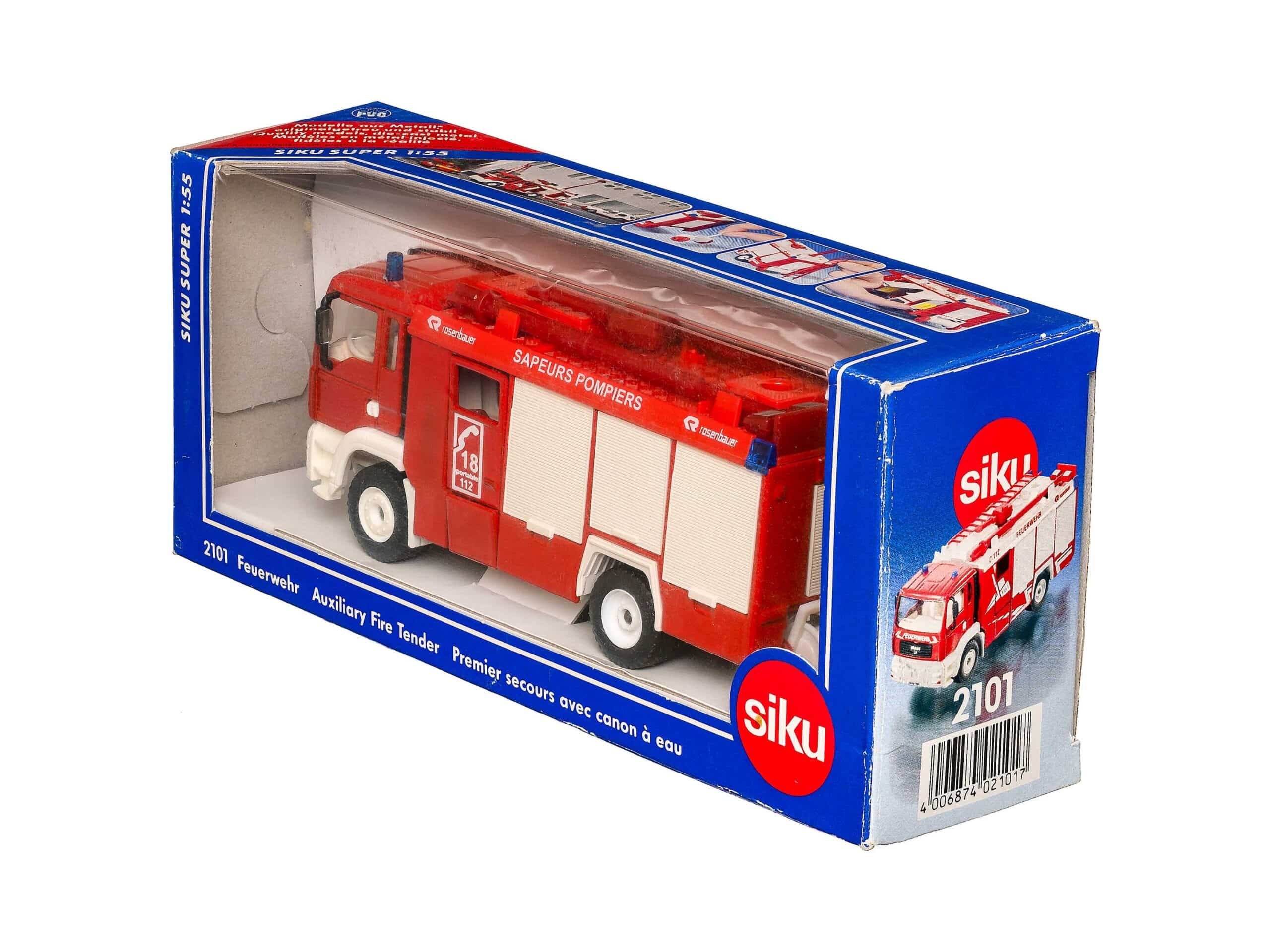 Siku 2101 MAN Feuerwehr Löschfahrzeug Sapeurs Pompiers 1:55 OVP 1 Siku 2101 MAN Feuerwehr Löschfahrzeug Sapeurs Pompiers 1:55 OVP