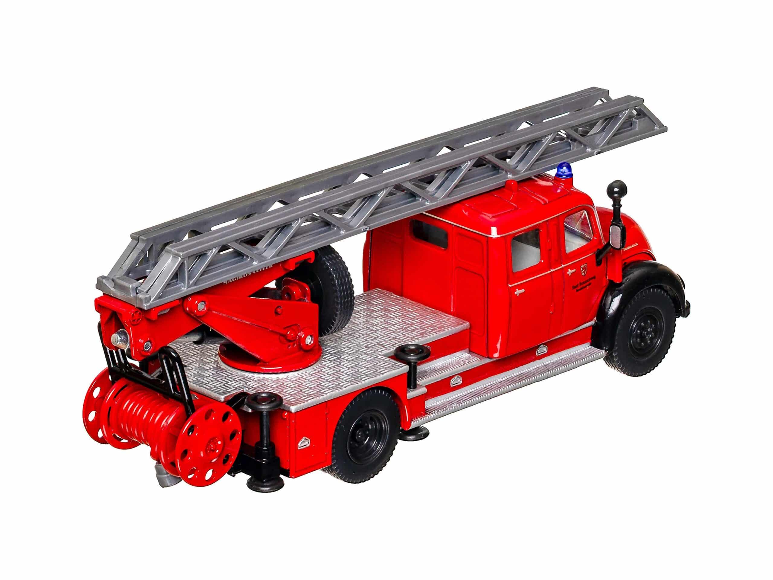 Siku 4114 Feuerwehr Magirus Drehleiter Stadt Braunschweig 1:50 OVP 3 Siku 4114 Feuerwehr Magirus Drehleiter Stadt Braunschweig 1:50 OVP – Bild 3