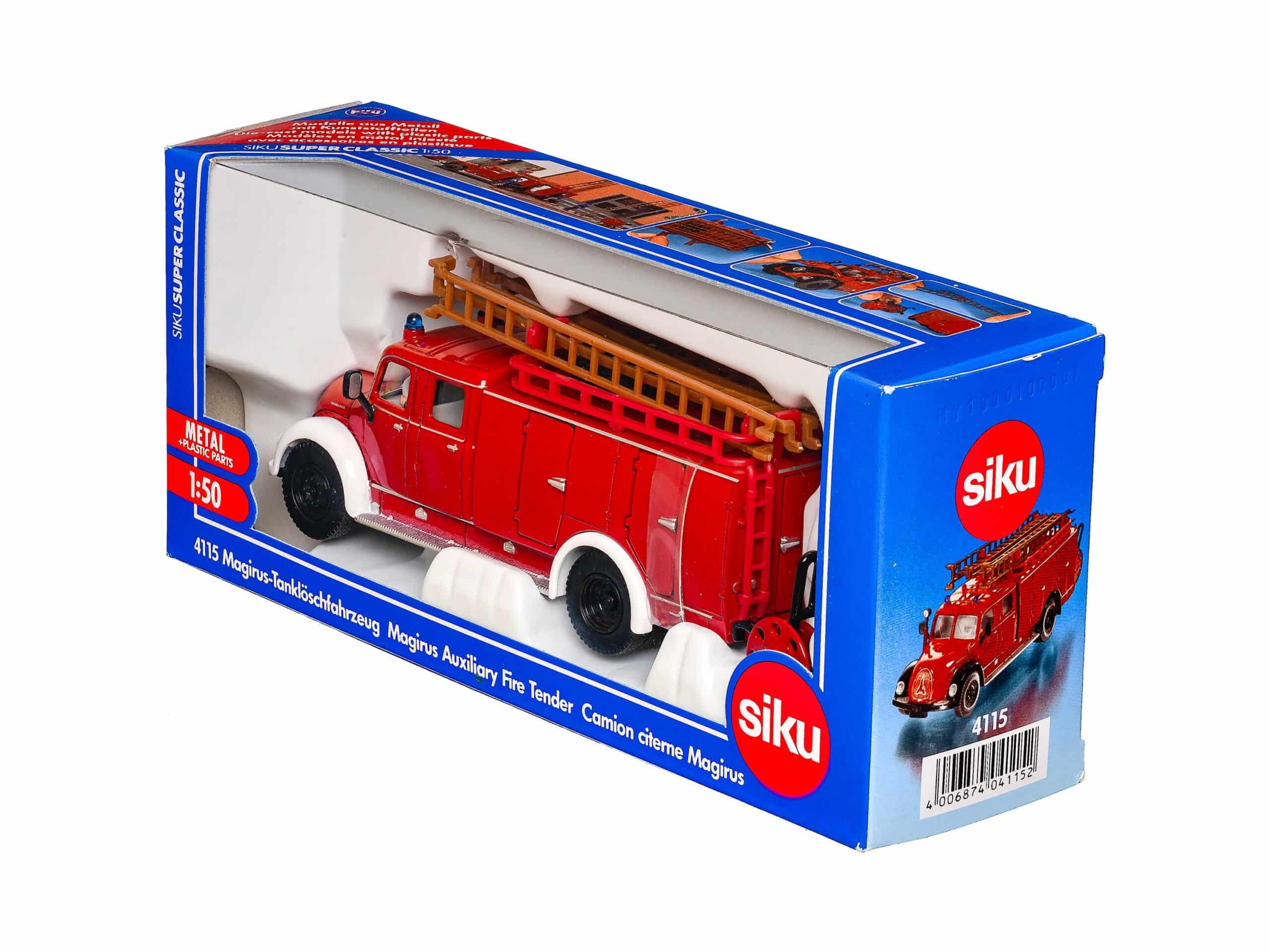 Siku 4115 Feuerwehr Tanklöschfahrzeug (Magirus) 1:50 OVP 1 Siku 4115 Feuerwehr Tanklöschfahrzeug (Magirus) 1:50 OVP