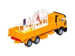 Siku 2610 LKW mit Verkehrszeichen (Mercedes) 1:55 OVP – Bild 3