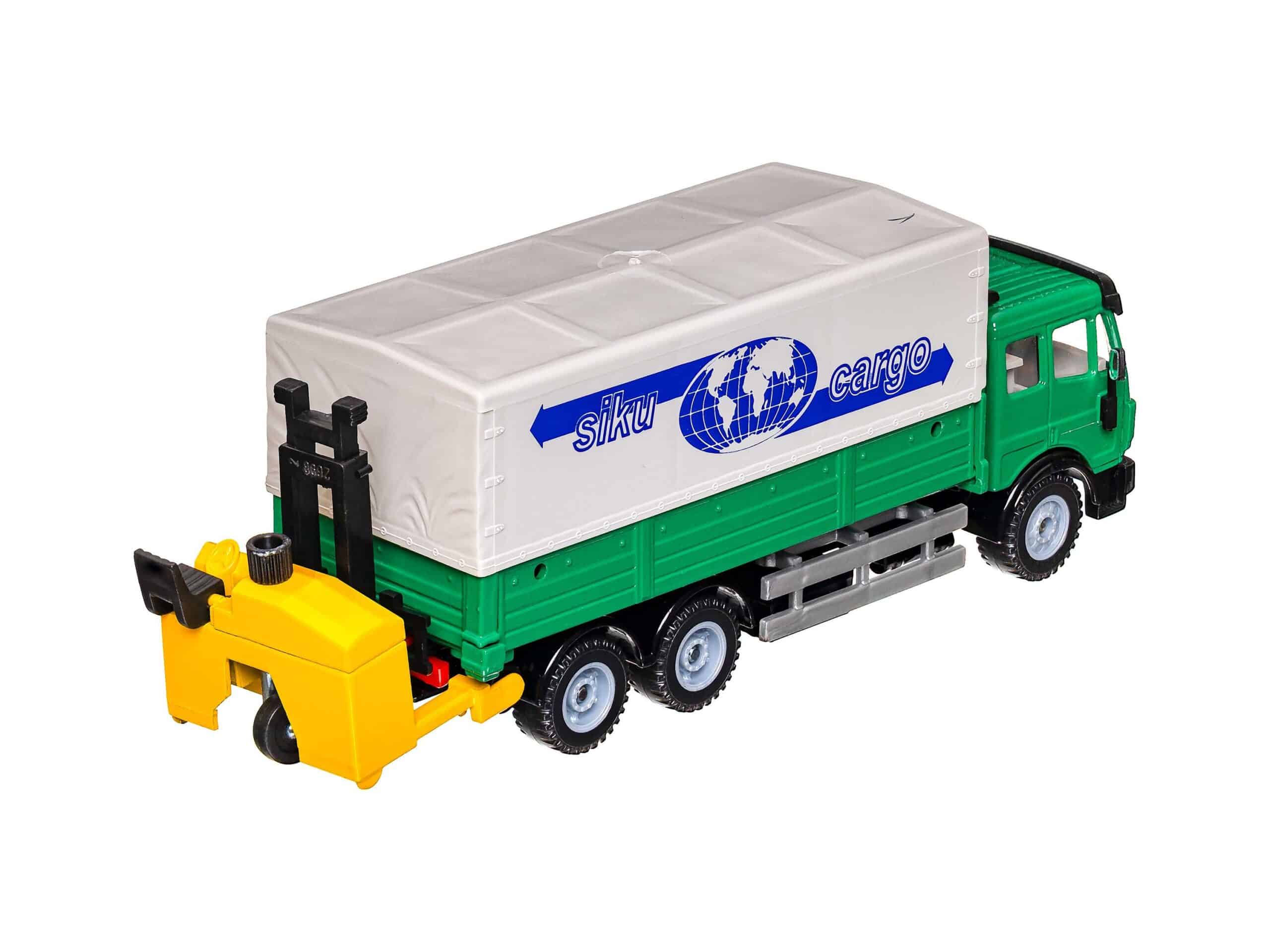 Siku 2933 Mercedes LKW mit Mitnahmestapler Siku Cargo 1:55 OVP 3 Siku 2933 Mercedes LKW mit Mitnahmestapler Siku Cargo 1:55 OVP – Bild 3