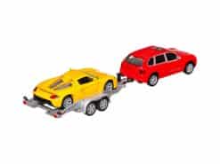 Siku 2544 Porsche PKW mit Transport Anhänger 1:55 OVP 5 Siku 2544 Porsche PKW mit Transport Anhänger 1:55 OVP – Bild 3