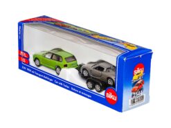 Siku 2544 Porsche PKW mit Transport Anhänger 1:55 OVP