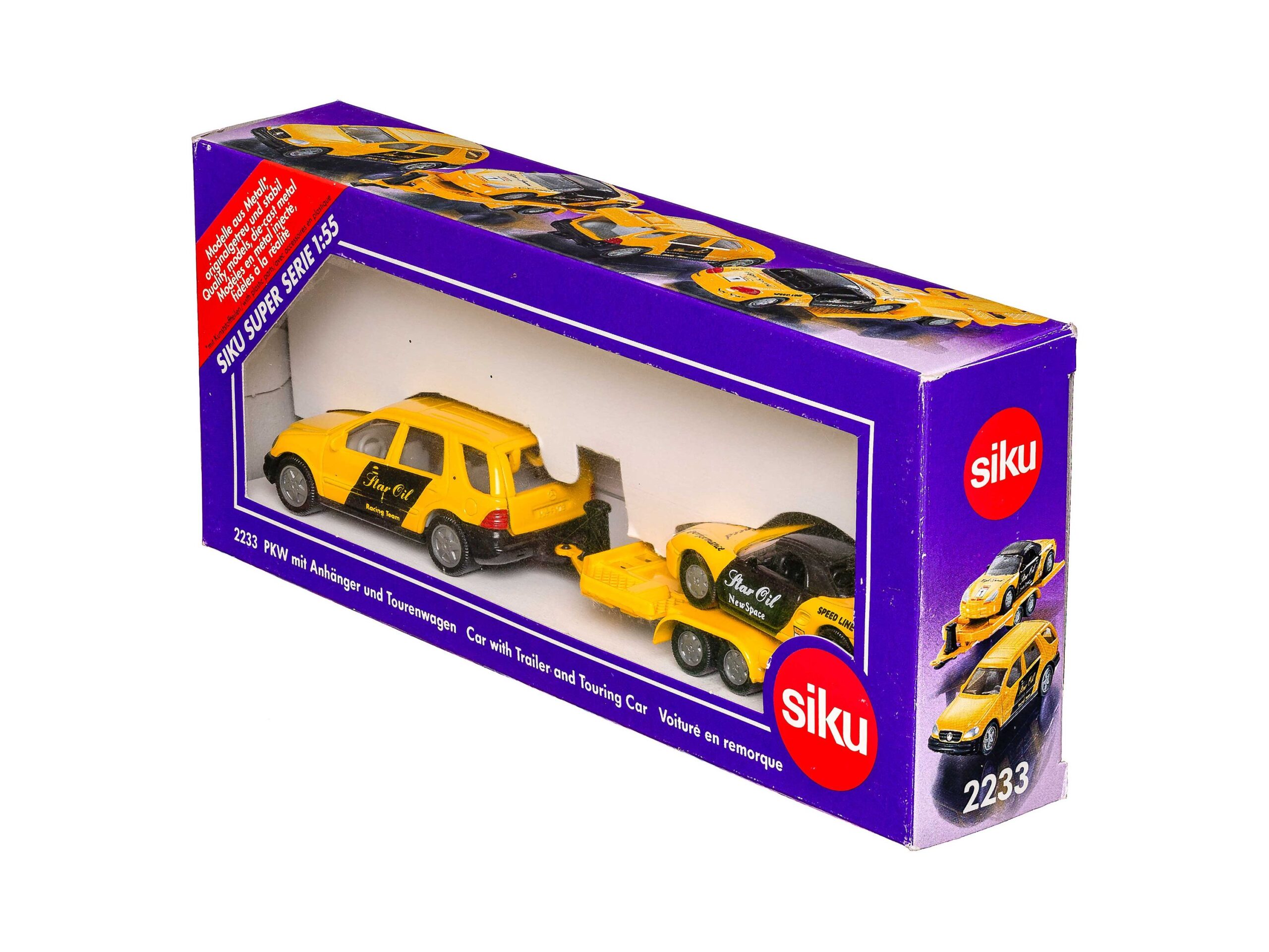 Siku 2233 PKW mit Anhänger und Tourenwagen (Porsche) 1:55 OVP 1 Siku 2233 PKW mit Anhänger und Tourenwagen (Porsche) 1:55 OVP