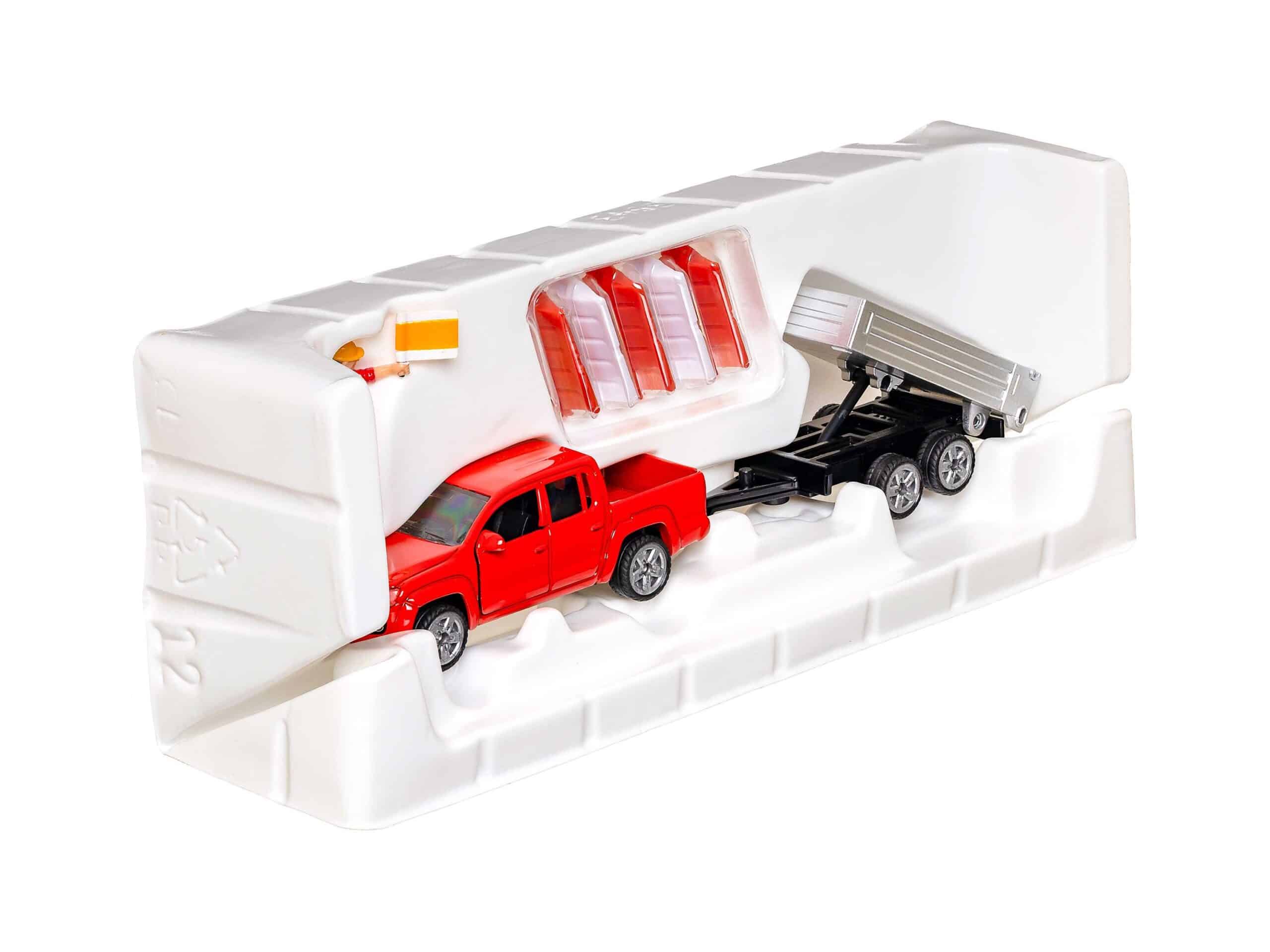 Siku 3543 VW Pick-Up mit Kippanhänger 1:55 OVP 2 Siku 3543 VW Pick-Up mit Kippanhänger 1:55 OVP – Bild 2