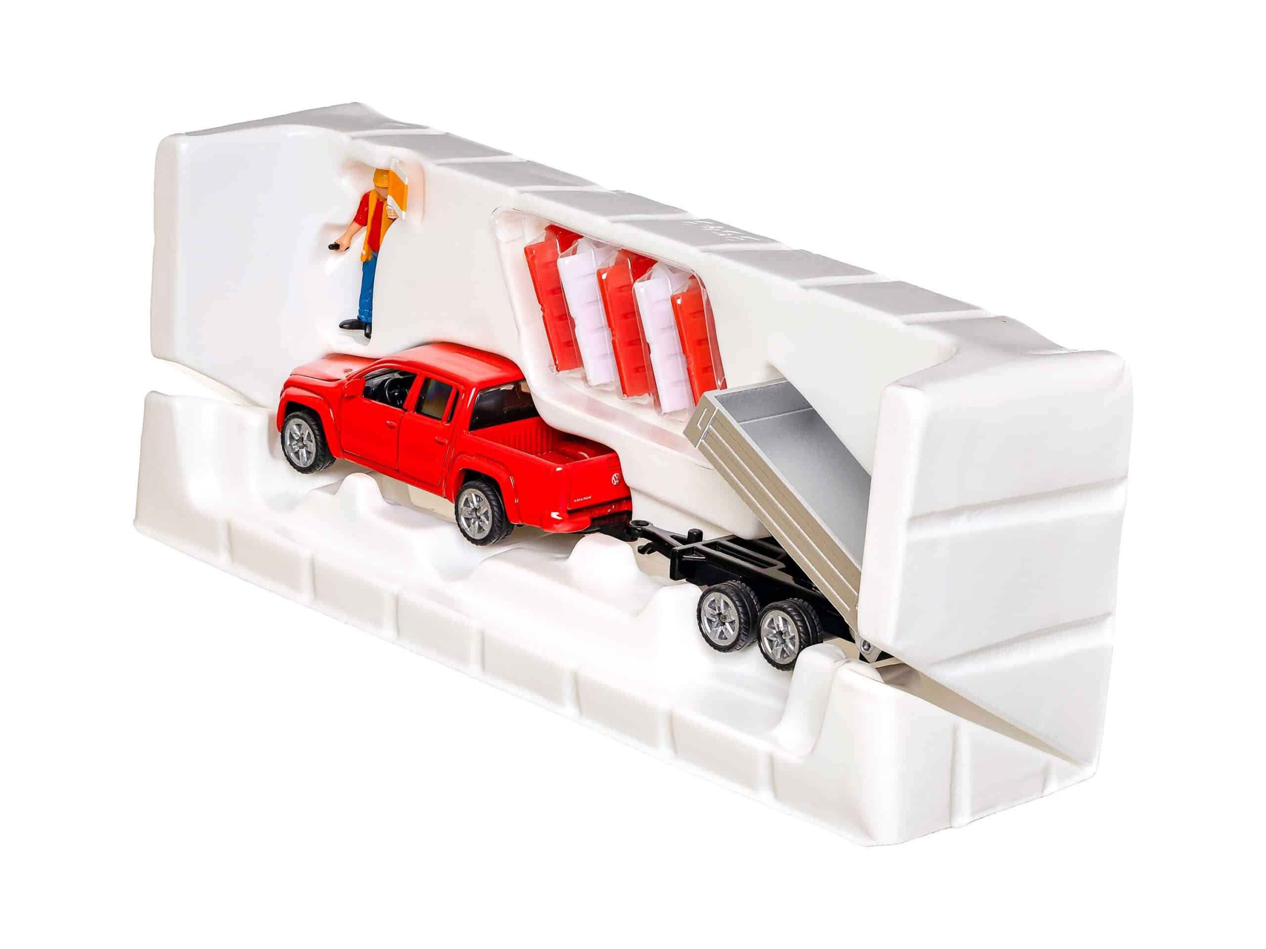 Siku 3543 VW Pick-Up mit Kippanhänger 1:55 OVP 3 Siku 3543 VW Pick-Up mit Kippanhänger 1:55 OVP – Bild 3