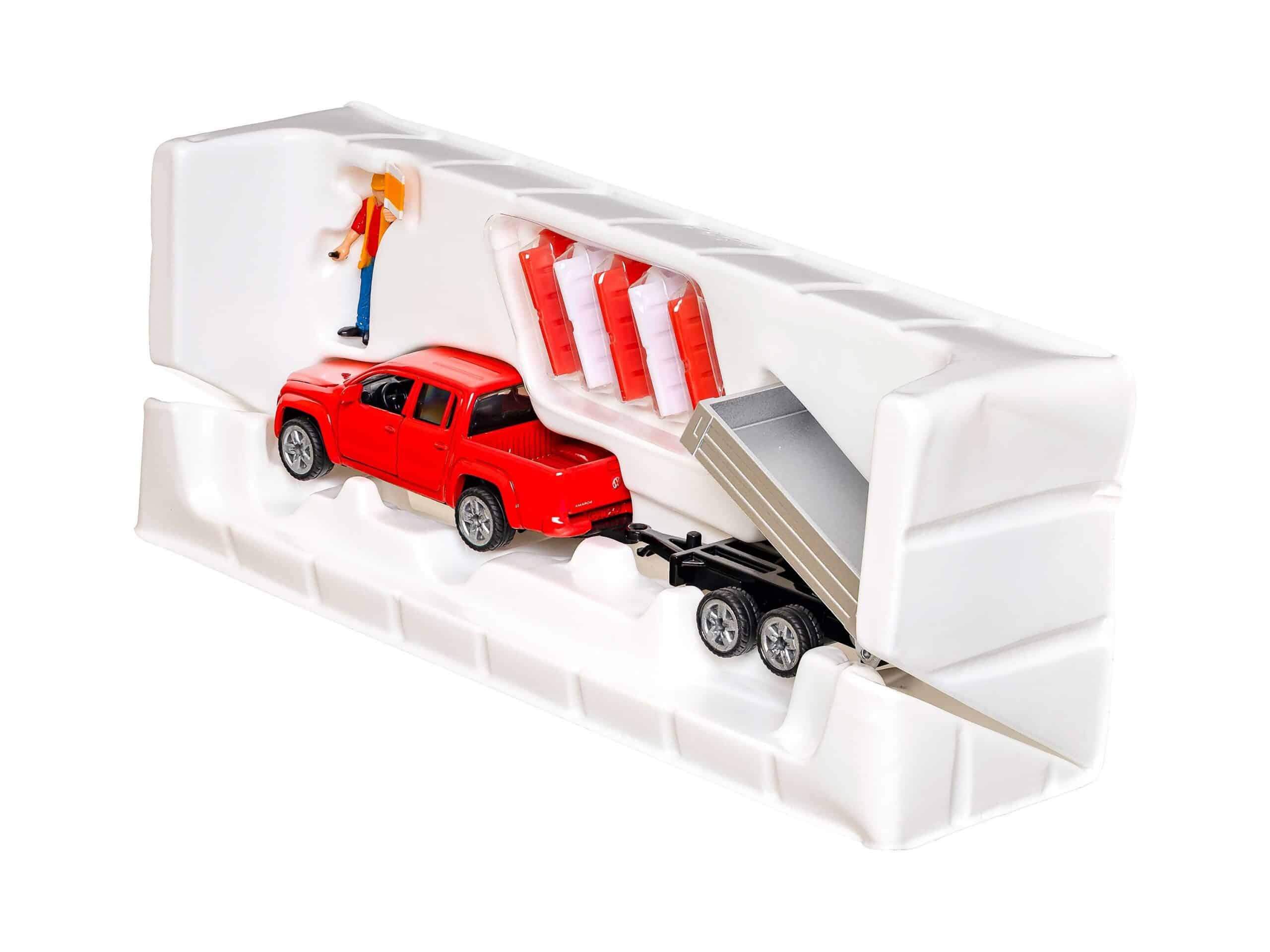 Siku 3543 VW Pick-Up mit Kippanhänger 1:55 OVP 3 Siku 3543 VW Pick-Up mit Kippanhänger 1:55 OVP – Bild 3
