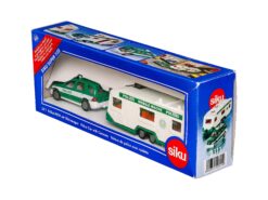 Siku 2311 Polizei-PKW (Mercedes ML 320) mit Wohnwagen 1:55 OVP
