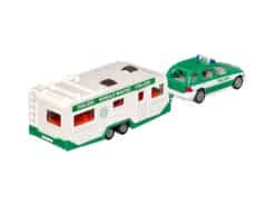 Siku 2311 Polizei-PKW (Mercedes ML 320) mit Wohnwagen 1:55 OVP – Bild 3