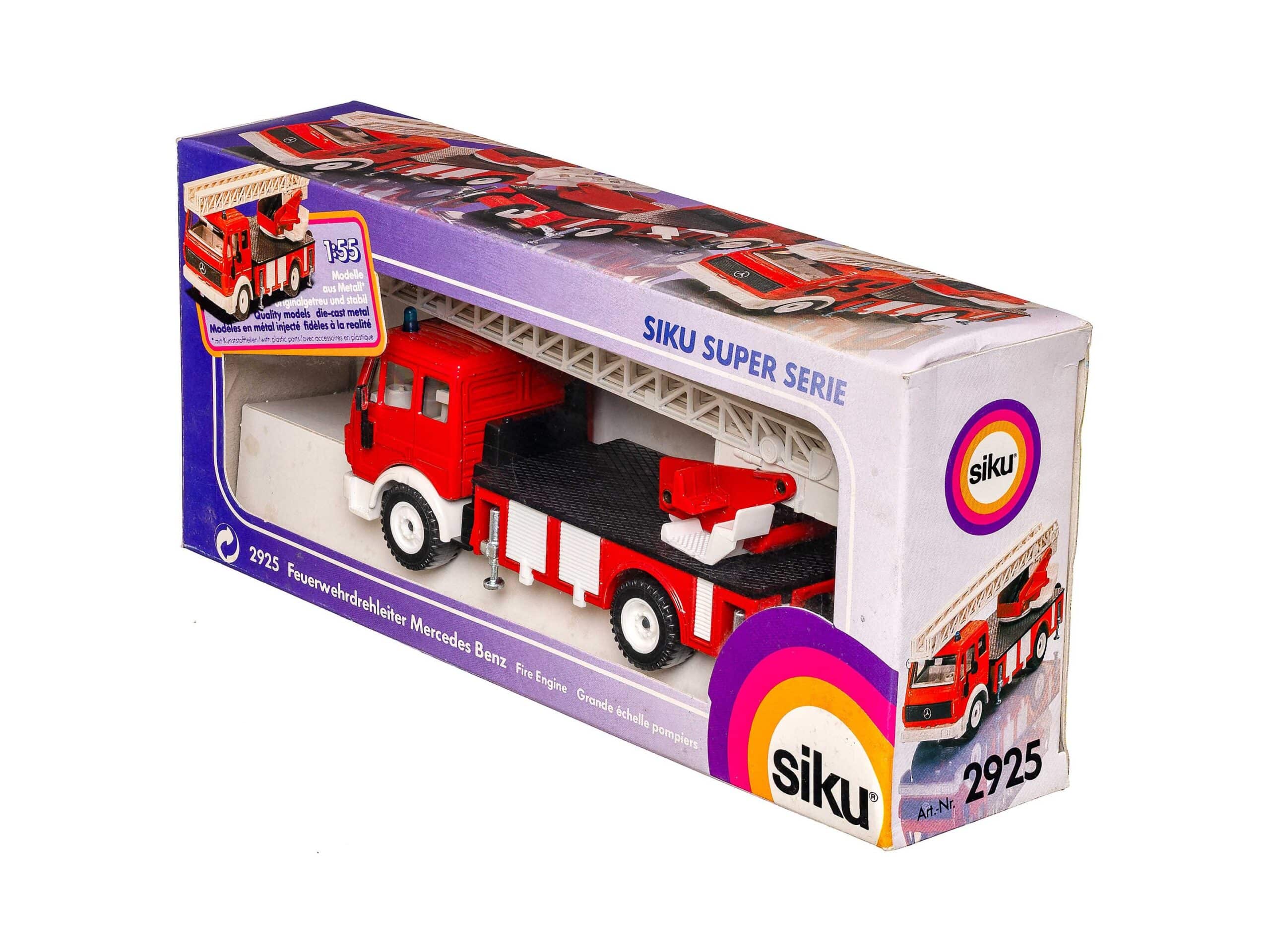 Siku 2925 Feuerwehr Drehleiter (Mercedes Benz) 1:55 OVP 1 Siku 2925 Feuerwehr Drehleiter (Mercedes Benz) 1:55 OVP