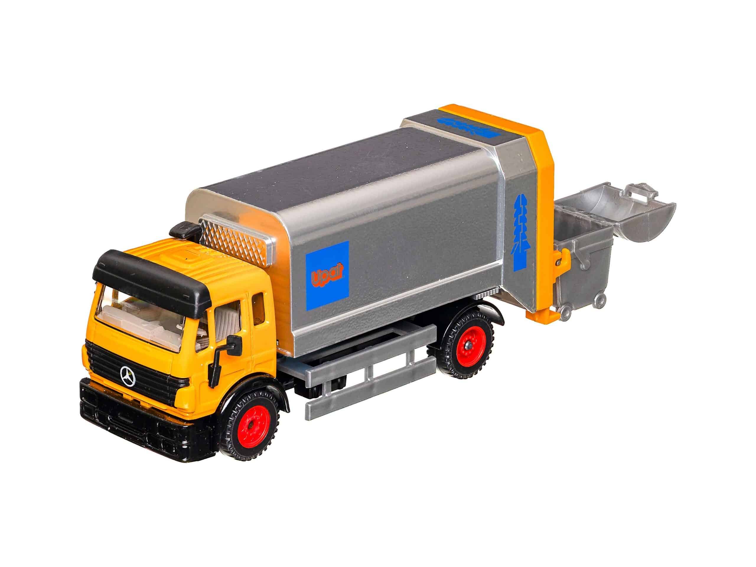 Siku 2931 Upat Faun Mercedes Pressmüllfahrzeug Werbemodell 1:55 OVP 2 Siku 2931 Upat Faun Mercedes Pressmüllfahrzeug Werbemodell 1:55 OVP – Bild 2