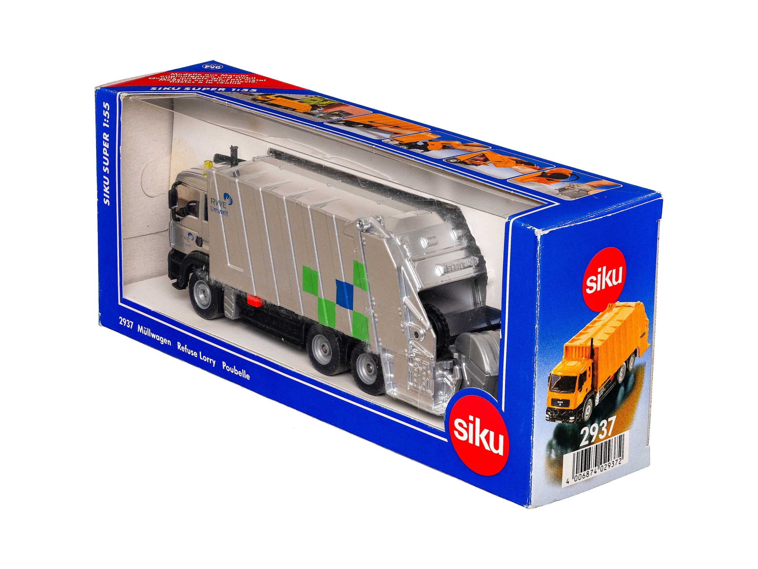 Siku 2937 MAN Müllwagen RWE Umwelt 1:55 OVP 1 Siku 2937 MAN Müllwagen RWE Umwelt 1:55 OVP