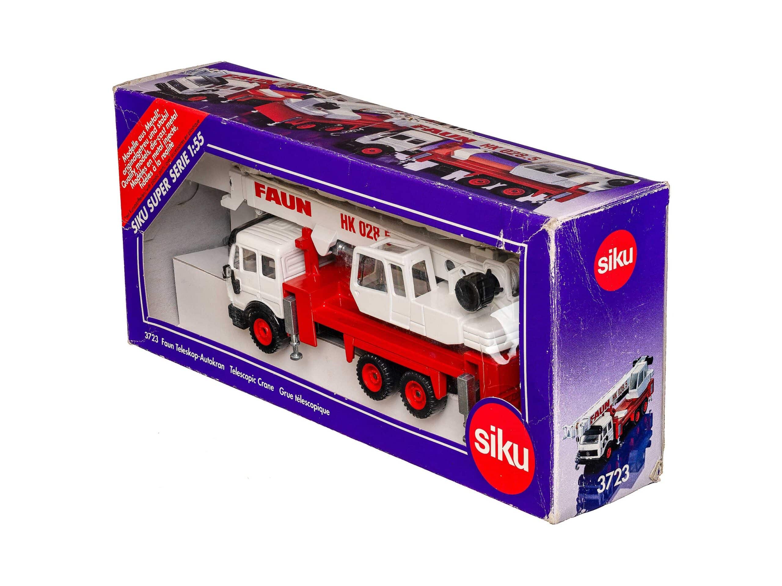 Siku 3723 Faun Teleskop Autokran (Mercedes) 1:55 OVP 1 Siku 3723 Faun Teleskop Autokran (Mercedes) 1:55 OVP