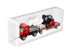 Siku 2522 Unimog U 140 (Mercedes Benz) mit Gabelstapler OVP 4 Siku 2522 Unimog U 140 (Mercedes Benz) mit Gabelstapler OVP – Bild 2