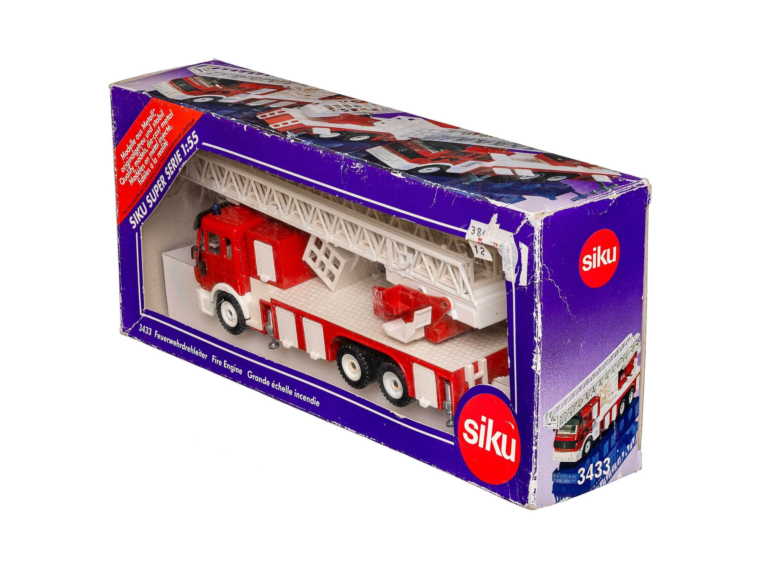 Siku 3433 Feuerwehr Drehleiter (Mercedes) OVP 1 Siku 3433 Feuerwehr Drehleiter (Mercedes) OVP