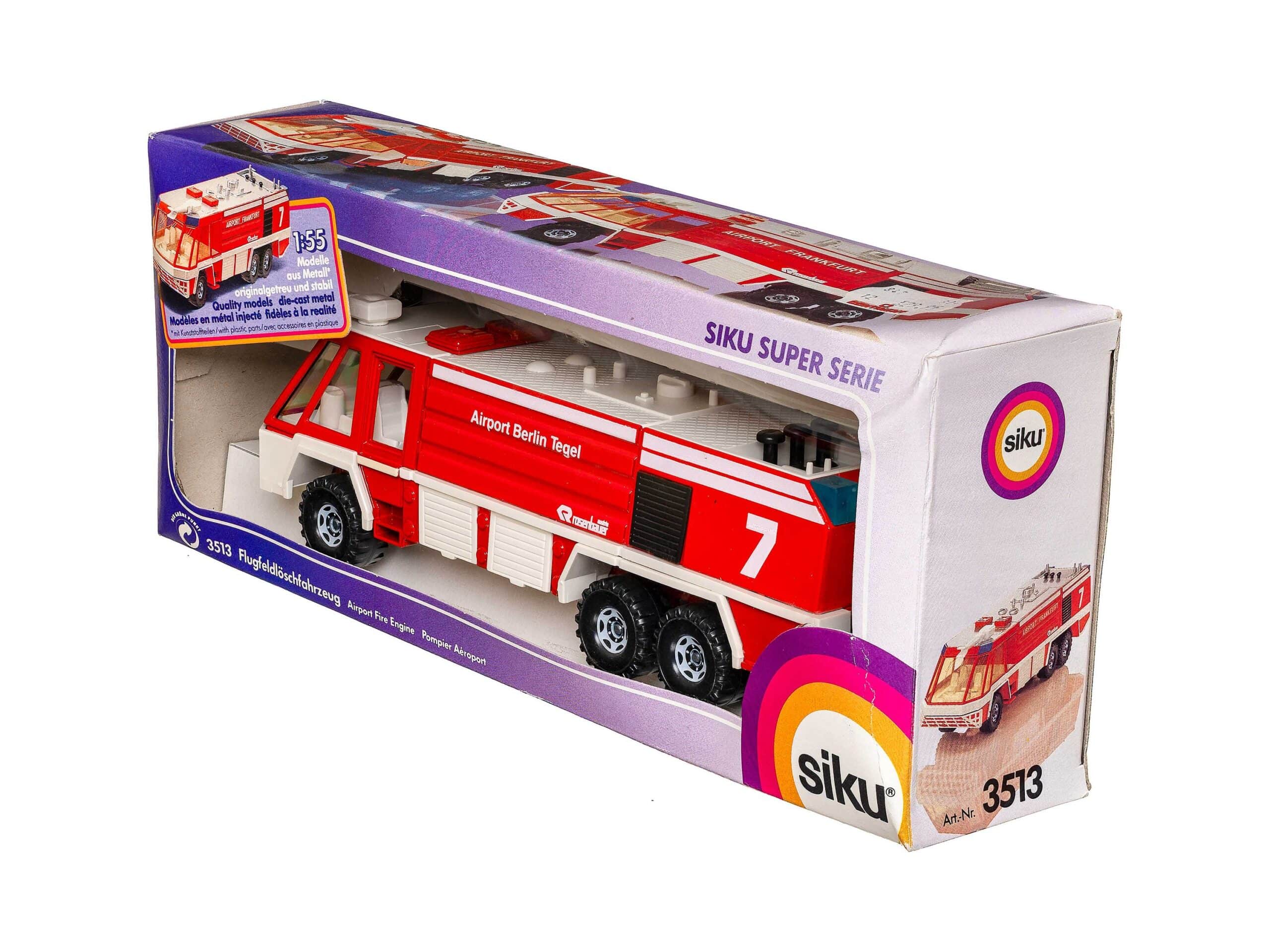 Siku 3513 Feuerwehr Flugfeldlöschfahrzeug (Airport Berlin Tegel) 1:55 OVP 1 Siku 3513 Feuerwehr Flugfeldlöschfahrzeug (Airport Berlin Tegel) 1:55 OVP