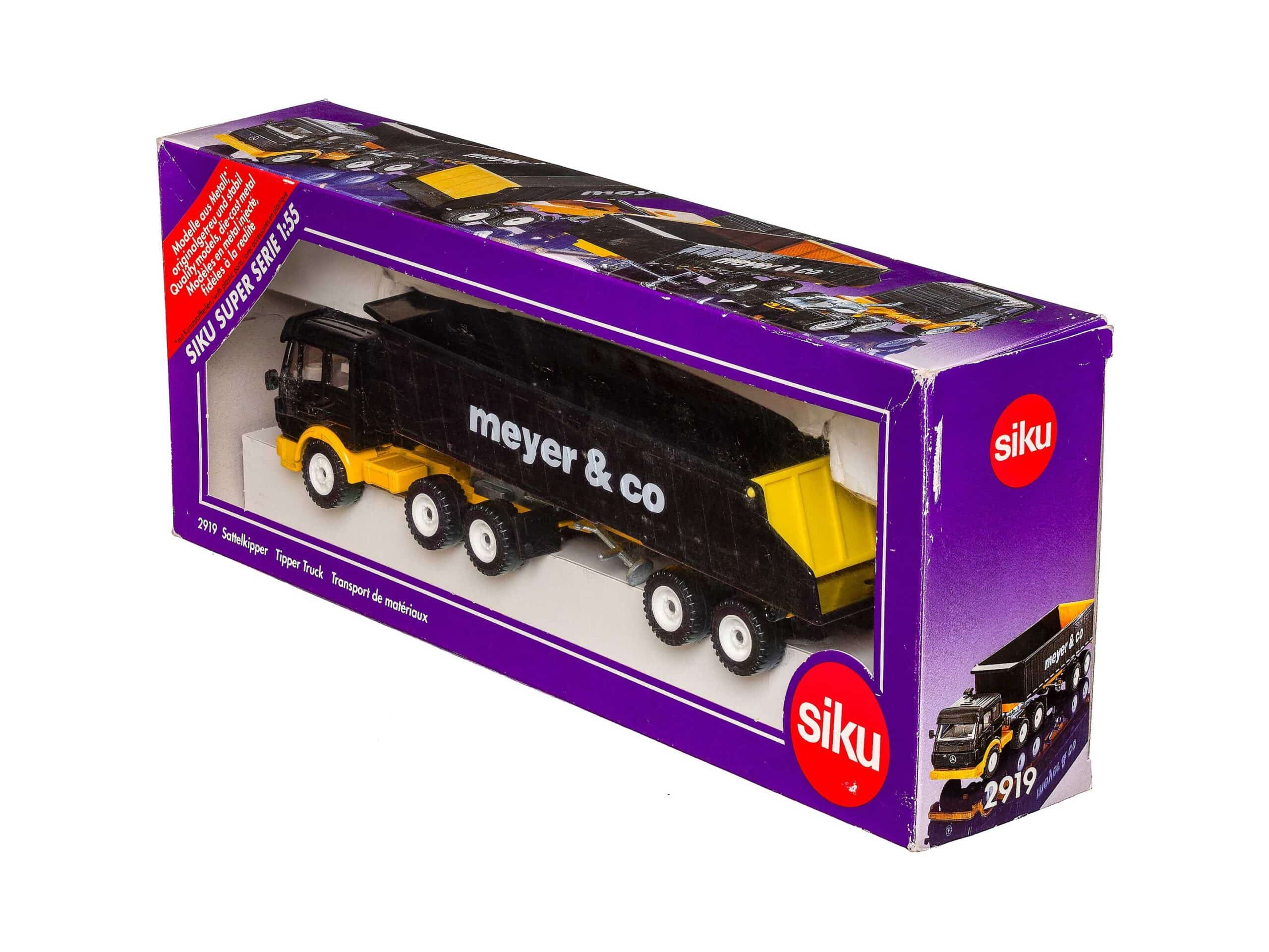 Siku 2919 Mercedes Benz Sattelkipper (Meyer & Co) 1:55 OVP 1 Siku 2919 Mercedes Benz Sattelkipper (Meyer & Co) 1:55 OVP