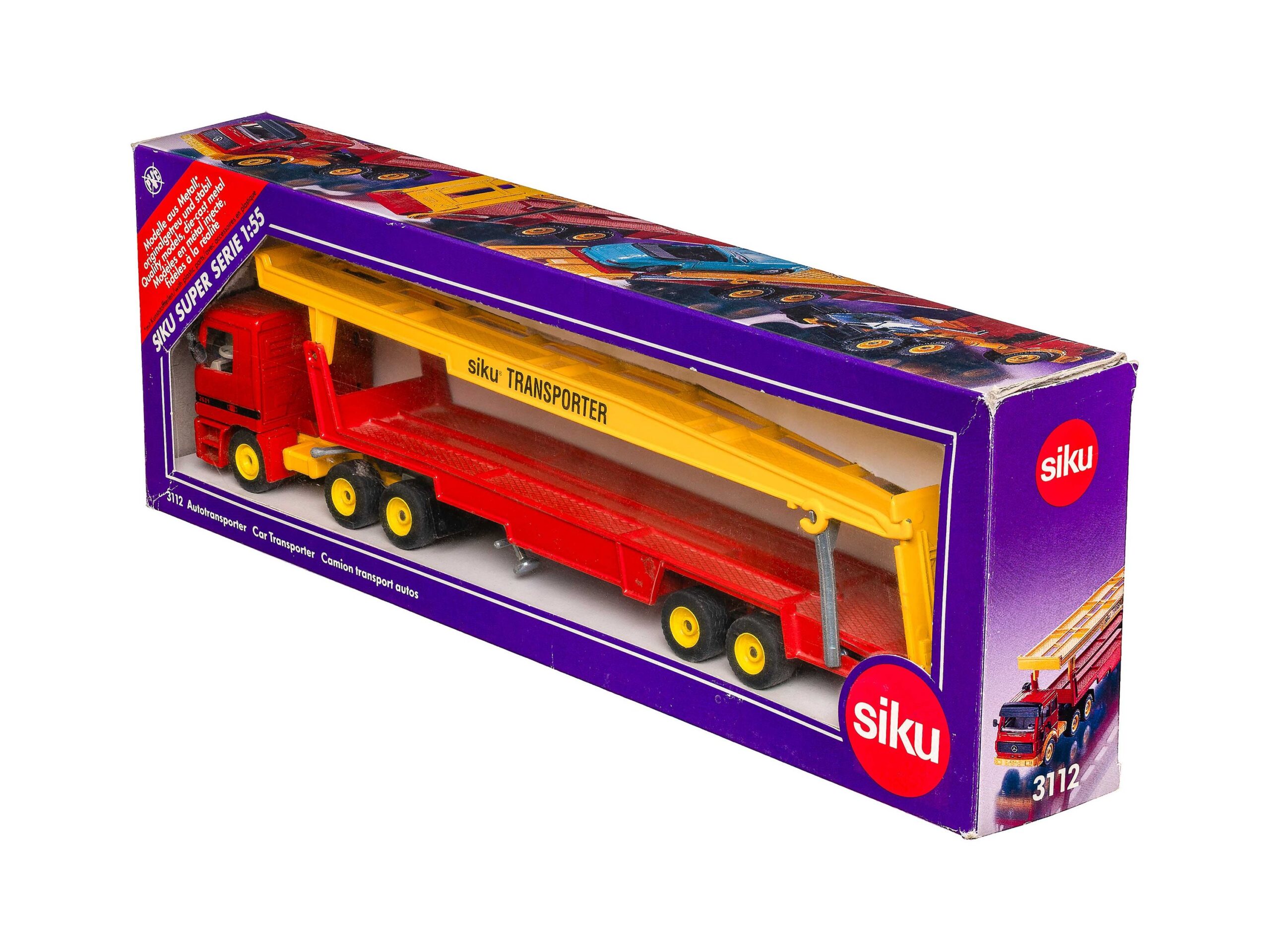 Siku 3112 Mercedes Autotransporter 1:55 OVP 1 Siku 3112 Mercedes Autotransporter 1:55 OVP