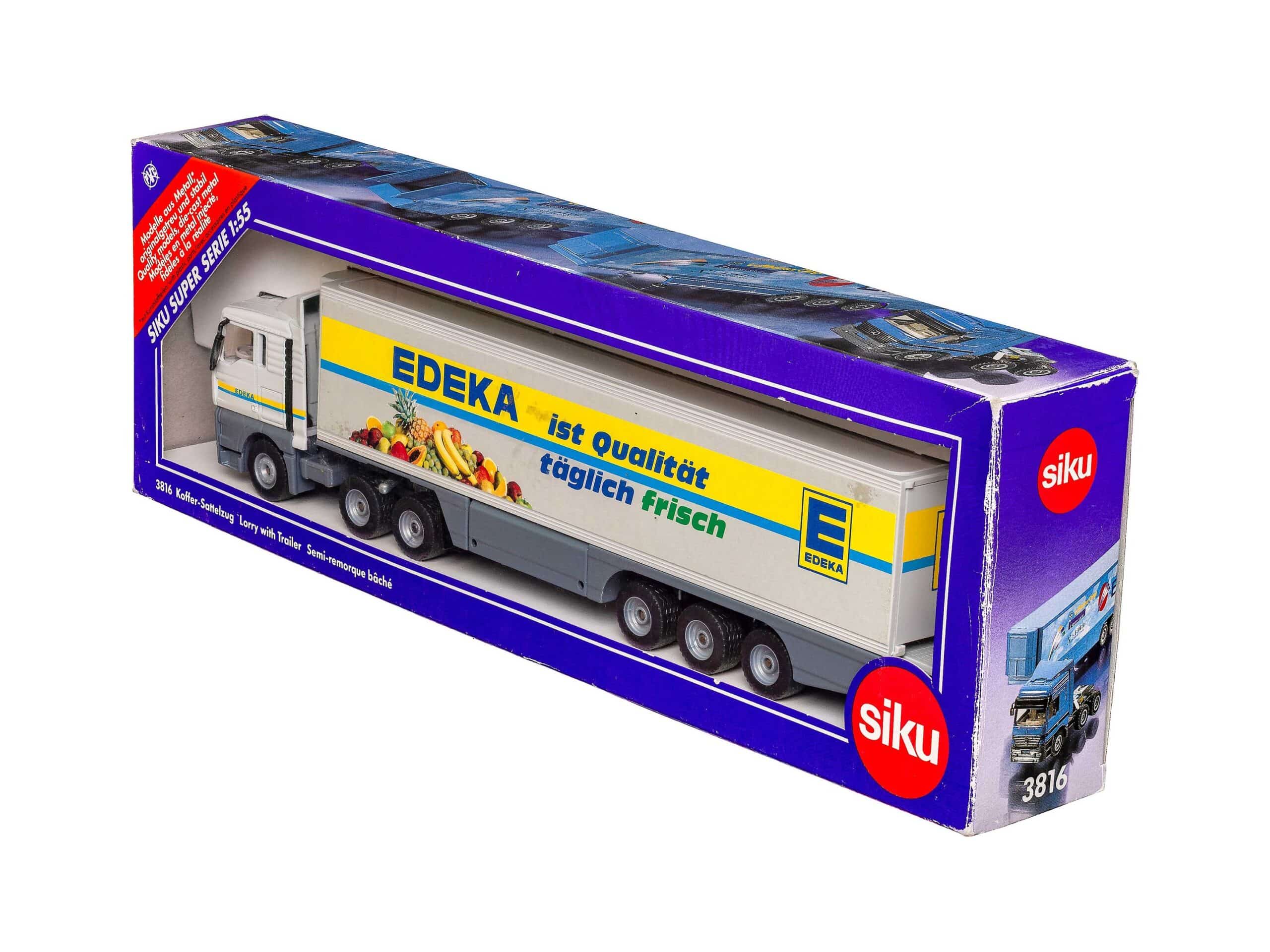 Siku 3816 Mercedes Sattelzug Werbemodell Edeka 1:55 OVP 1 Siku 3816 Mercedes Sattelzug Werbemodell Edeka 1:55 OVP