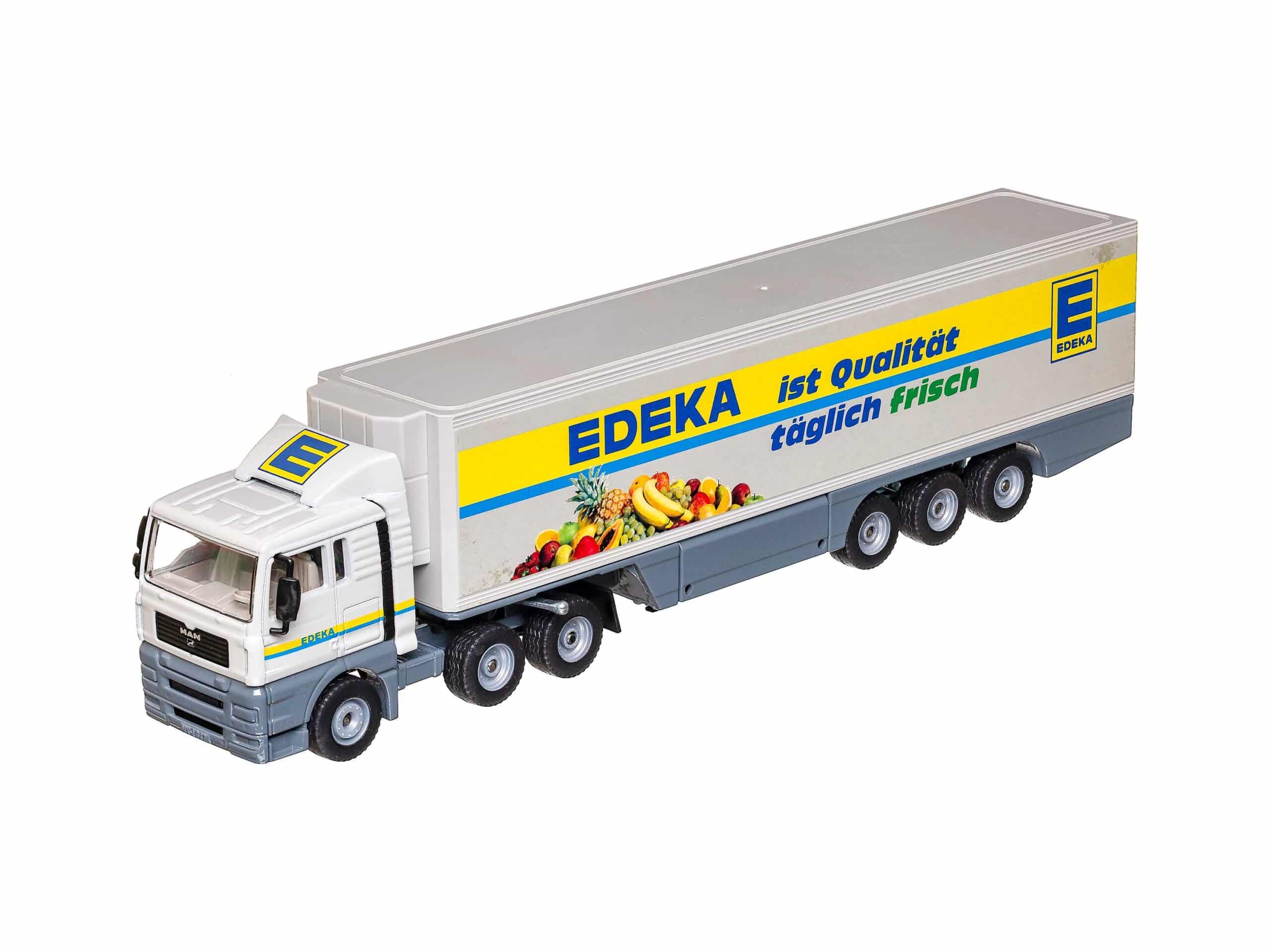 Siku 3816 Mercedes Sattelzug Werbemodell Edeka 1:55 OVP 2 Siku 3816 Mercedes Sattelzug Werbemodell Edeka 1:55 OVP – Bild 2