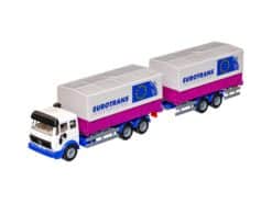 Siku 3515 Mercedes LKW mit Anhänger (EUROTRANS INTERNTIONAL) 1:55 OVP – Bild 2