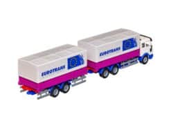 Siku 3515 Mercedes LKW mit Anhänger (EUROTRANS INTERNTIONAL) 1:55 OVP – Bild 3