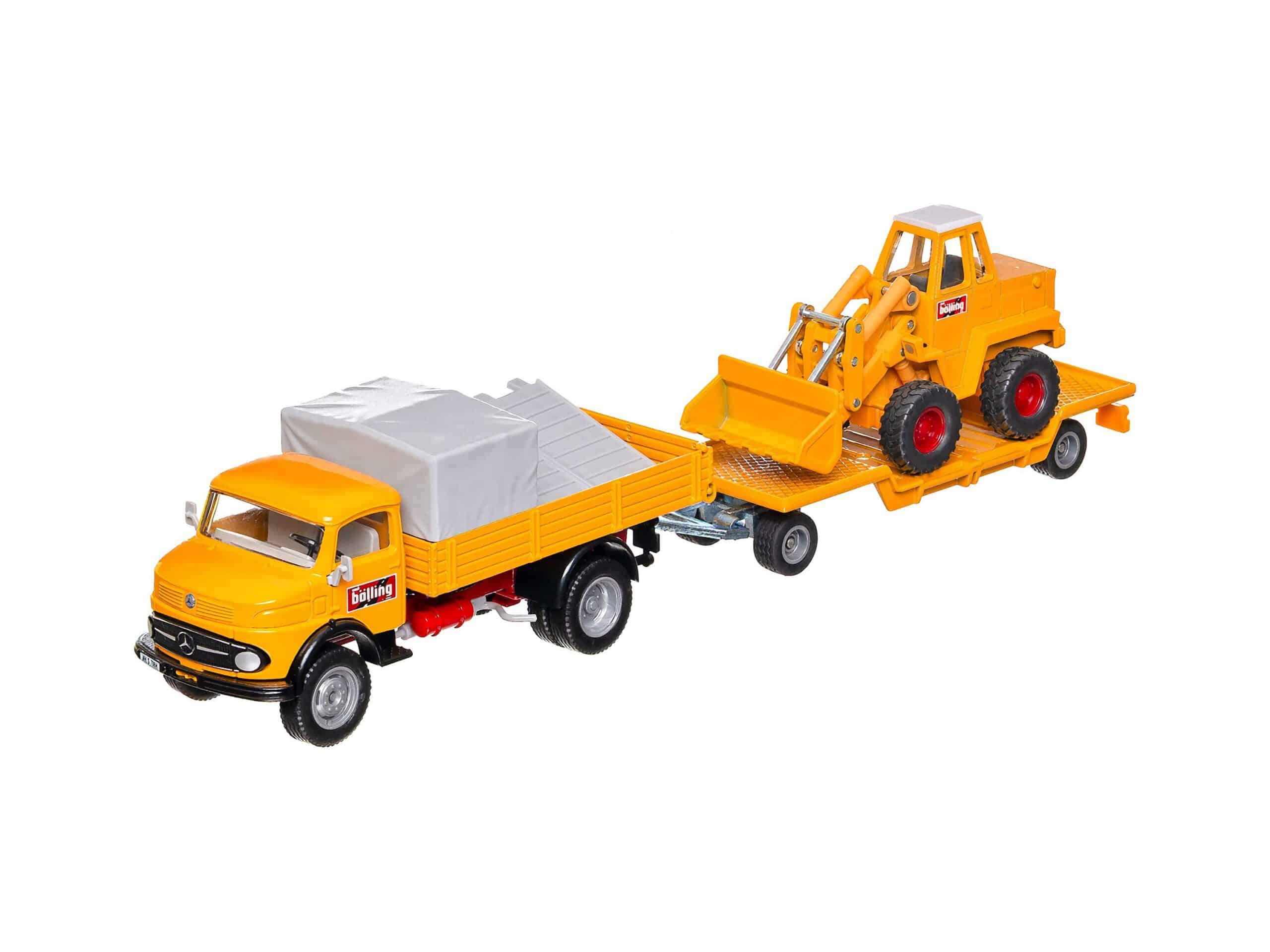 Siku 4117 Mercedes Benz 710 mit Kramer 411 Radlader Bölling 1:50 OVP 2 Siku 4117 Mercedes Benz 710 mit Kramer 411 Radlader Bölling 1:50 OVP – Bild 2