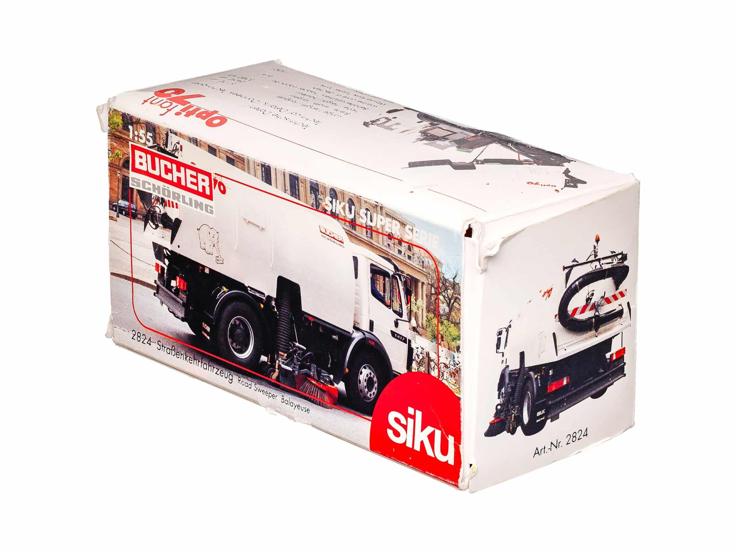 Siku 2824 Mercedes Straßenkehrmaschine Bucher Optifant 70 1:55 OVP 2 Siku 2824 Mercedes Straßenkehrmaschine Bucher Optifant 70 1:55 OVP – Bild 2