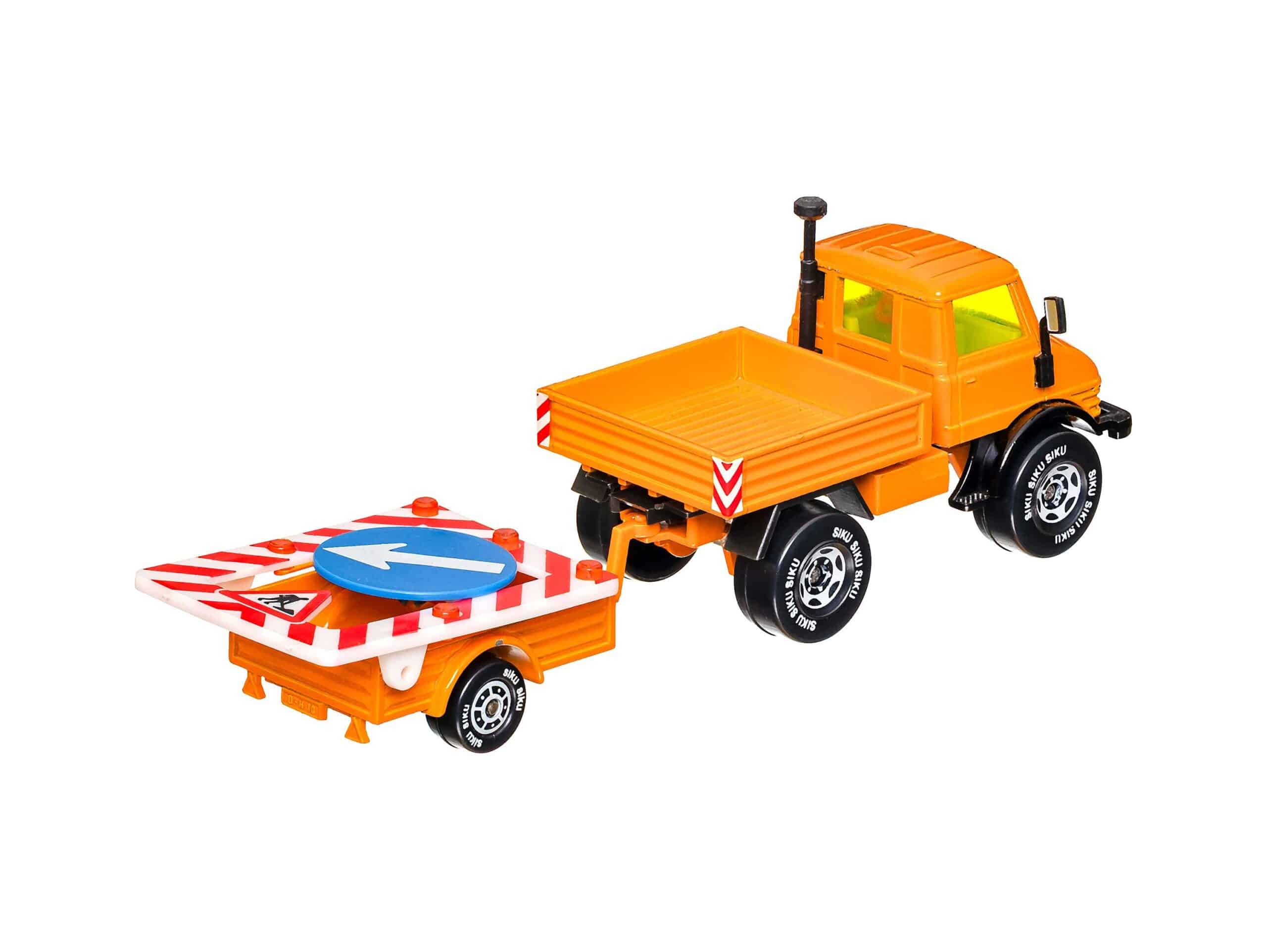 Siku 2215 Mercedes Unimog mit Absperrtafel 1:55 OVP 4 Siku 2215 Mercedes Unimog mit Absperrtafel 1:55 OVP – Bild 4