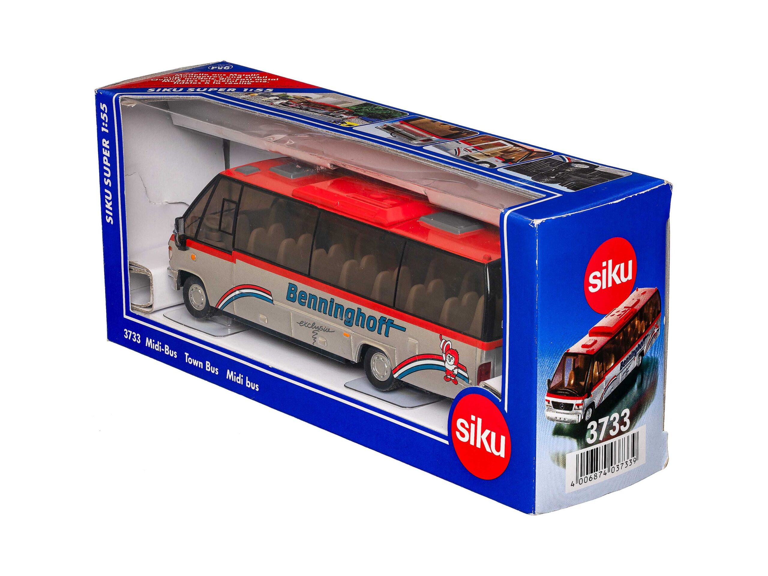 Siku 3733 Midi-Bus (Mercedes, Auwärter-Aufbau) 1:55 OVP 1 Siku 3733 Midi-Bus (Mercedes, Auwärter-Aufbau) 1:55 OVP