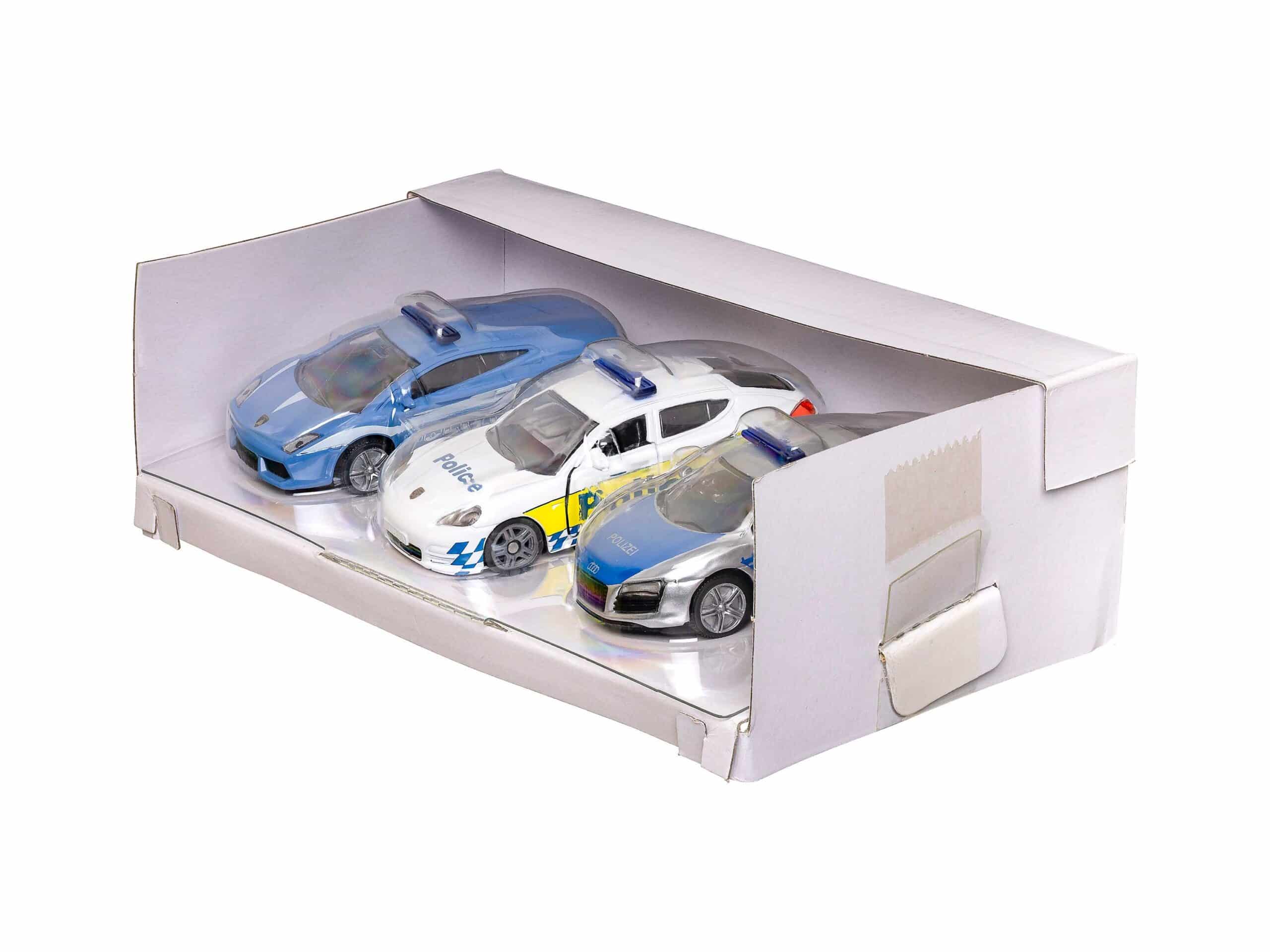 Siku 6302 Geschenkset Polizei Lamborghini Porsche Audi OVP 3 Siku 6302 Geschenkset Polizei Lamborghini Porsche Audi OVP – Bild 3