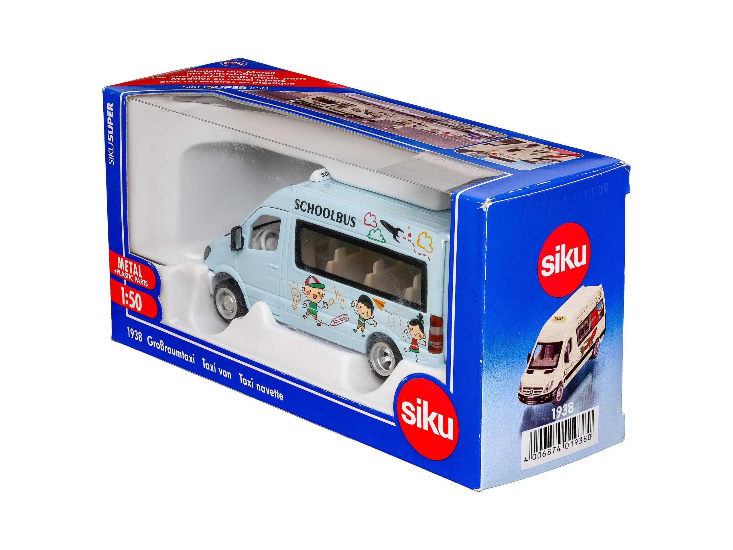 Siku 1938 Mercedes Großraumtaxi 1:50 OVP 1 Siku 1938 Mercedes Großraumtaxi 1:50 OVP