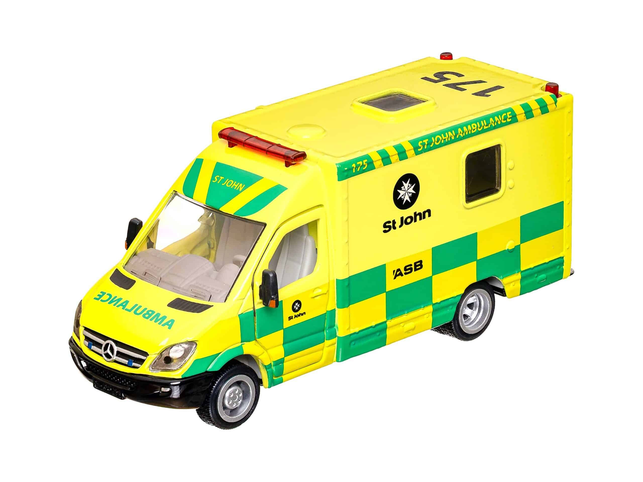 Siku 2108 Mercedes Rettungswagen St John ASB 1:50 OVP 2 Siku 2108 Mercedes Rettungswagen St John ASB 1:50 OVP – Bild 2