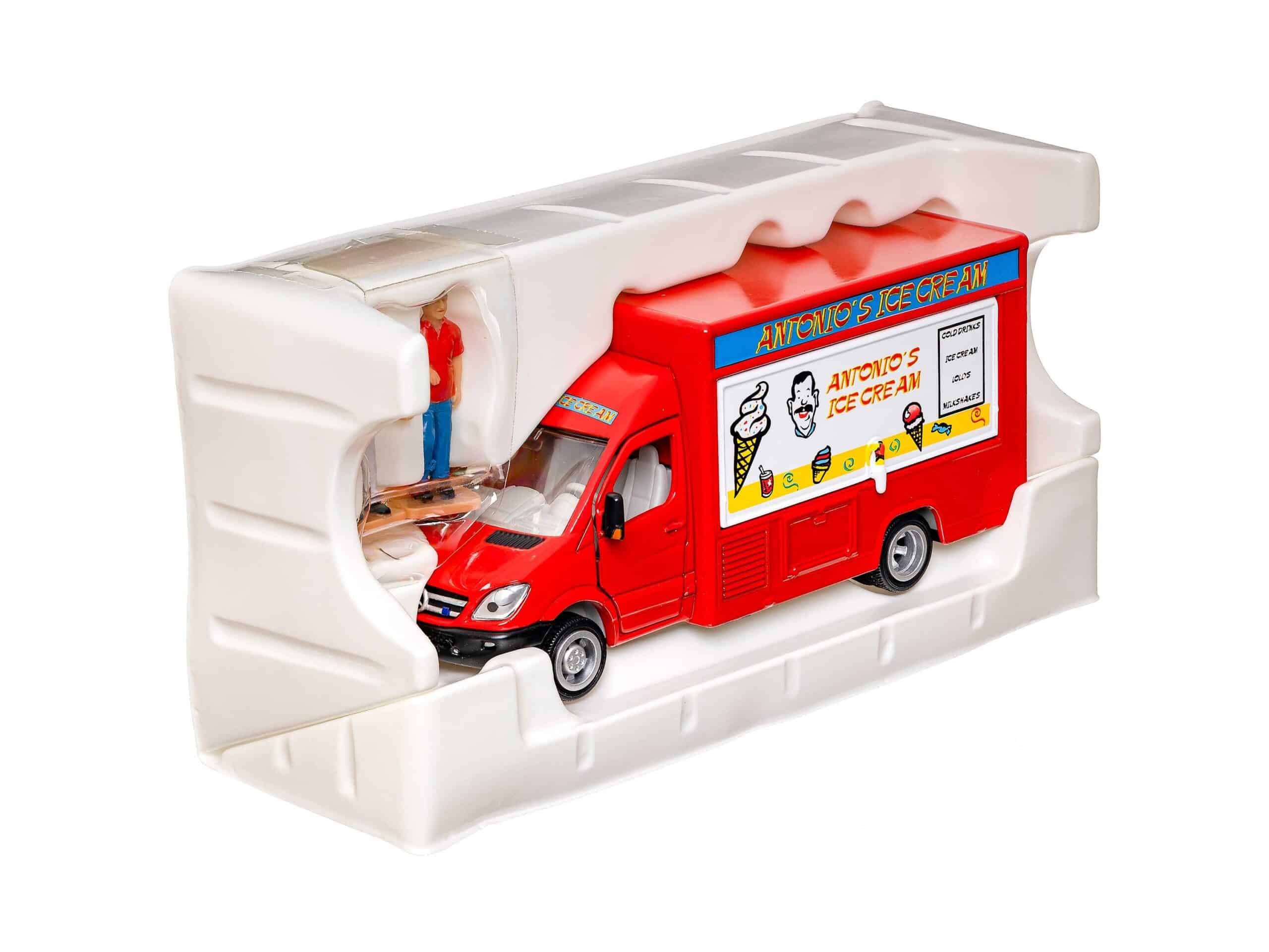 Siku 1933 Mercedes Verkaufswagen Antonios Icecream 1:50 OVP 2 Siku 1933 Mercedes Verkaufswagen Antonios Icecream 1:50 OVP – Bild 2