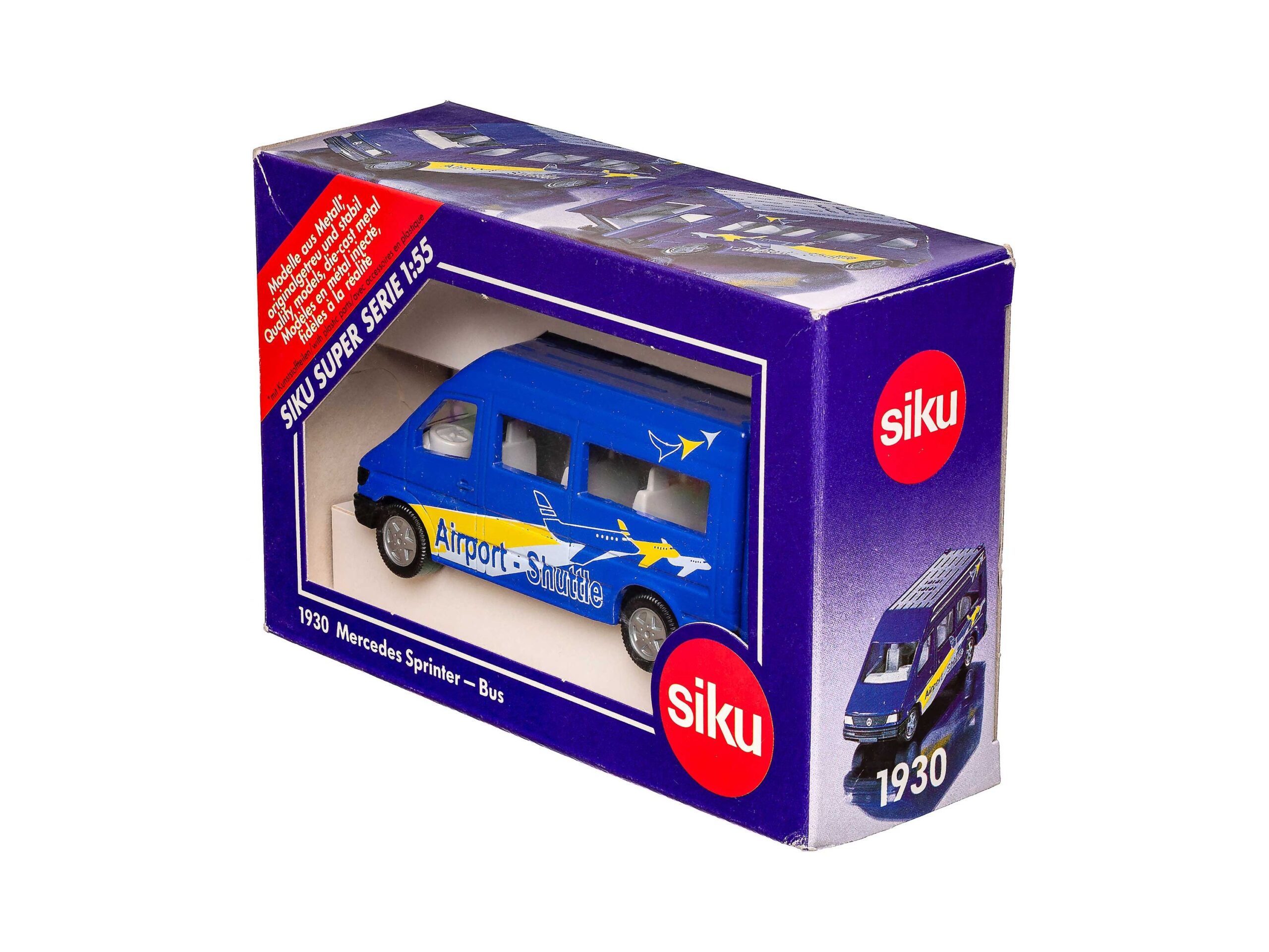 Siku 1930 Mercedes Sprinter Bus (Airport Shuttle) 1:55 OVP 1 Siku 1930 Mercedes Sprinter Bus (Airport Shuttle) 1:55 OVP