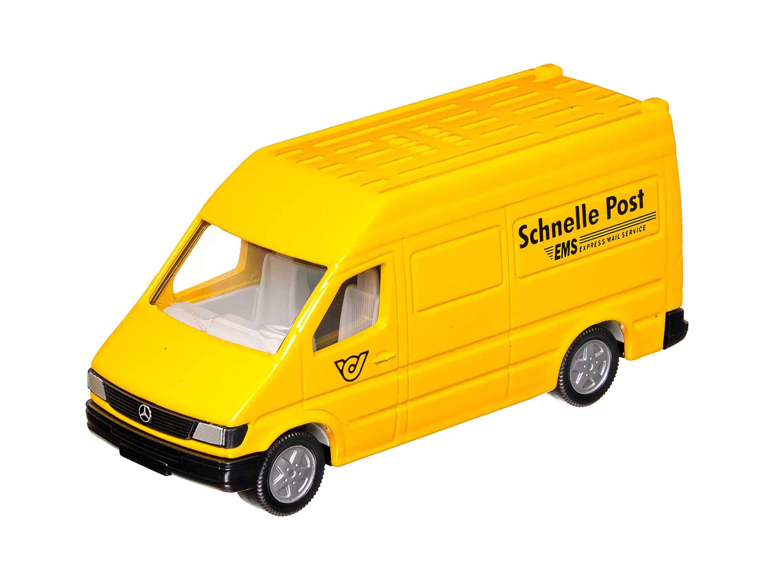 Siku 1929 Post Mercedes Sprinter Schnelle Post EMS 1:55 OVP 2 Siku 1929 Post Mercedes Sprinter Schnelle Post EMS 1:55 OVP – Bild 2