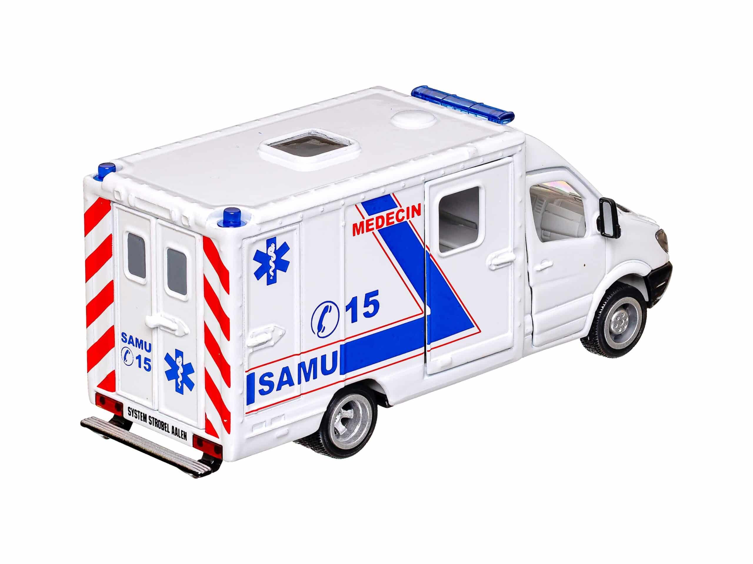 Siku 2108 Mercedes Rettungswagen SAMU Medeciin 1:50 OVP 3 Siku 2108 Mercedes Rettungswagen SAMU Medeciin 1:50 OVP – Bild 3