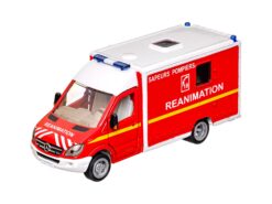 Siku 2108 Mercedes Rettungswagen Sapeurs Pompiers Reanimation 1:50 OVP – Bild 2